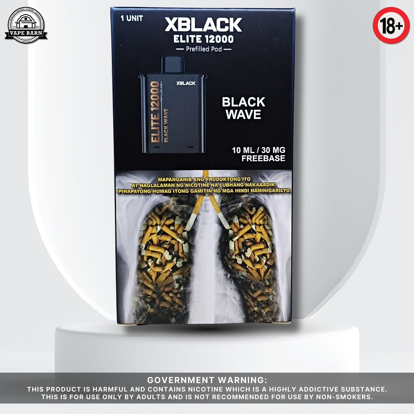 XBLACK ELITE V2 (Prefilled Pod) 3%