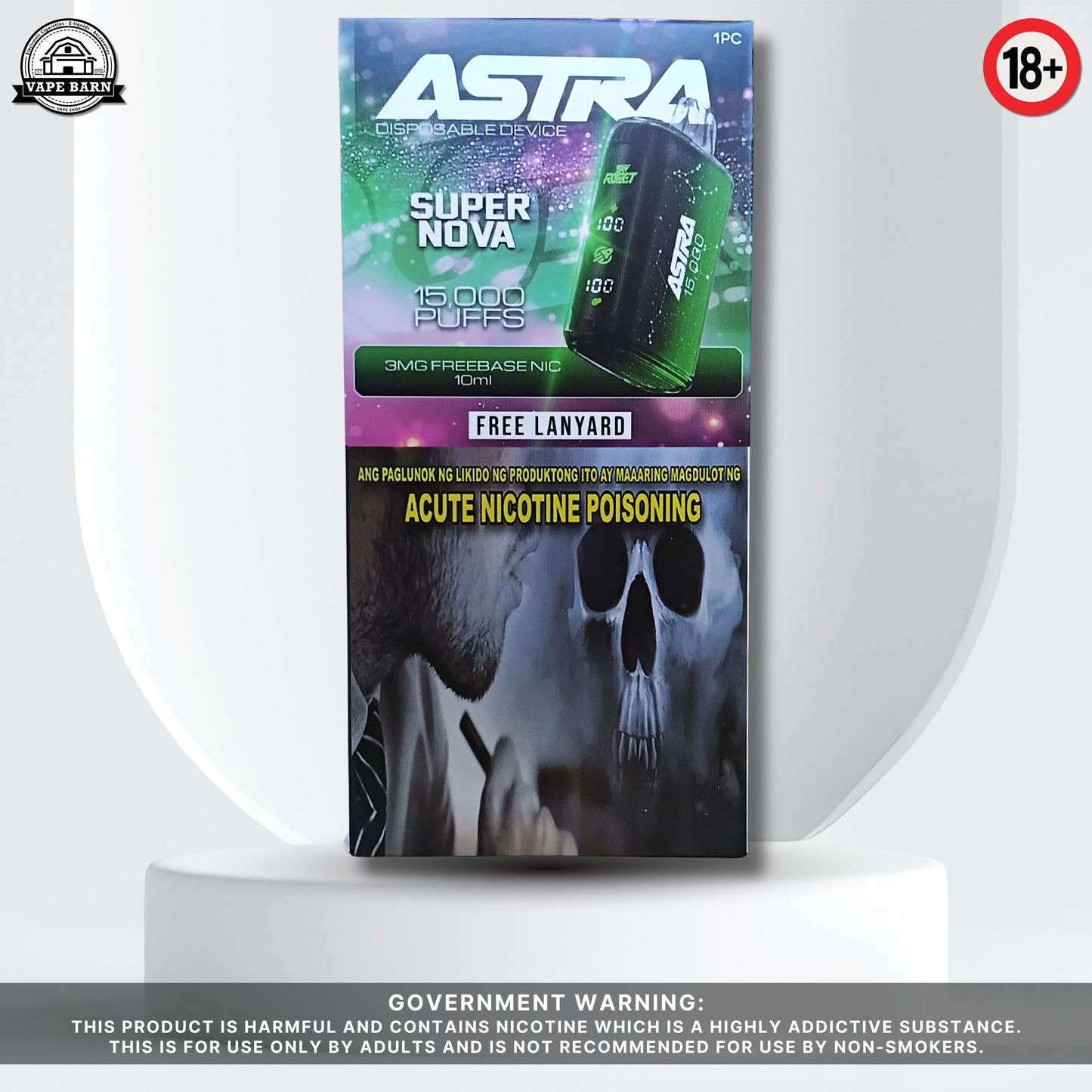 ASTRA 3mg 15000 Puffs