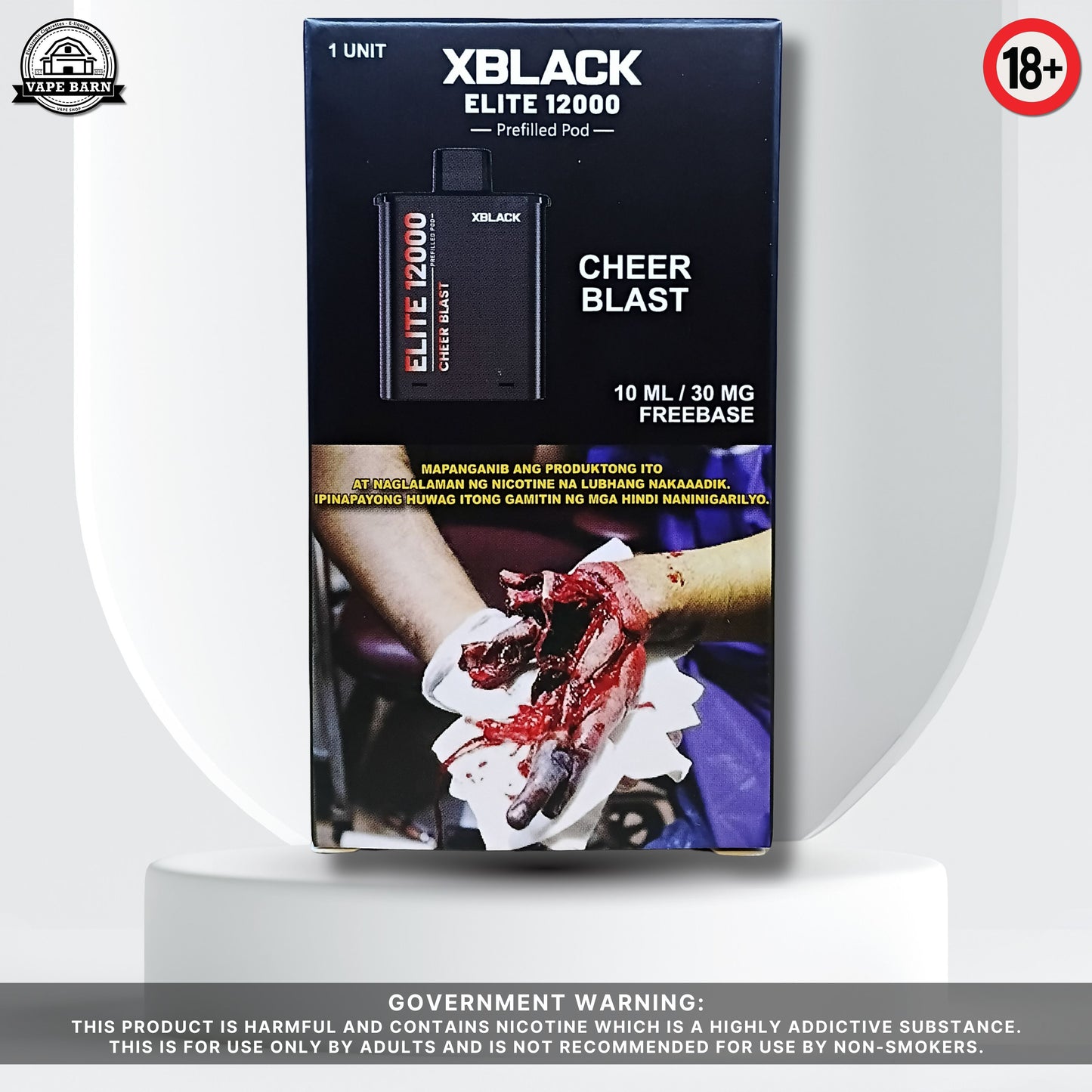 XBLACK ELITE V2 (Prefilled Pod) 3%