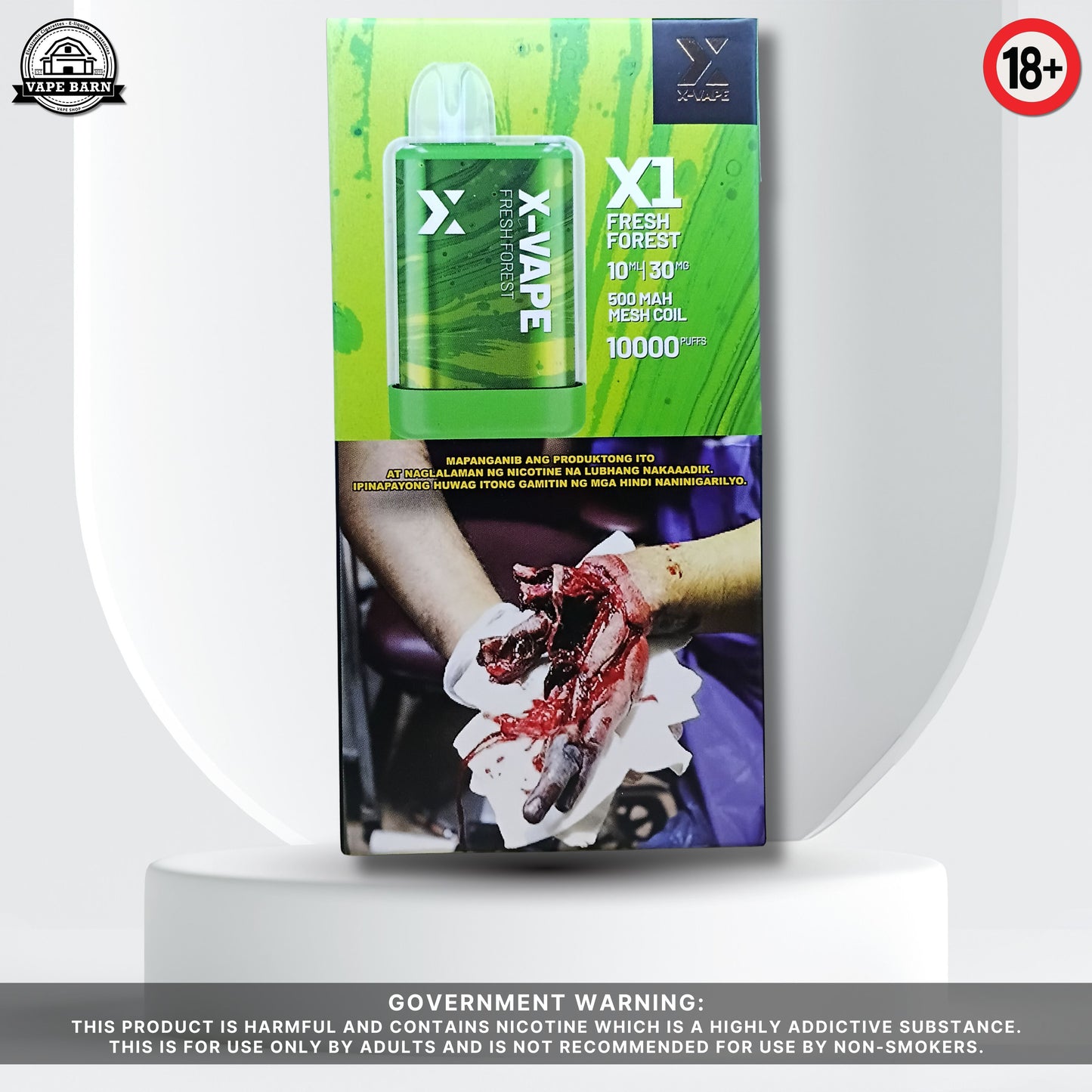 X-VAPE X1 3% 10000 Puffs