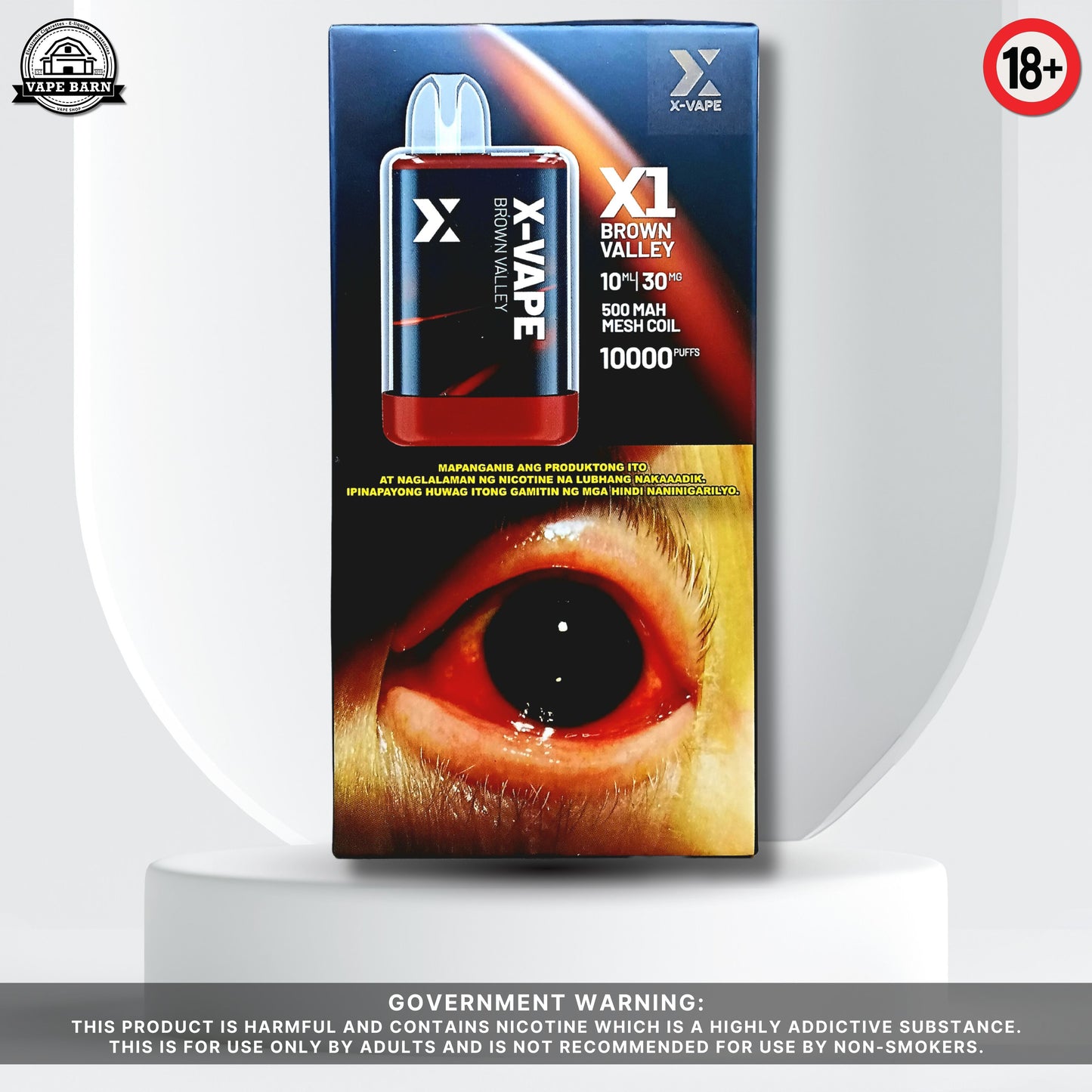 X-VAPE X1 3% 10000 Puffs