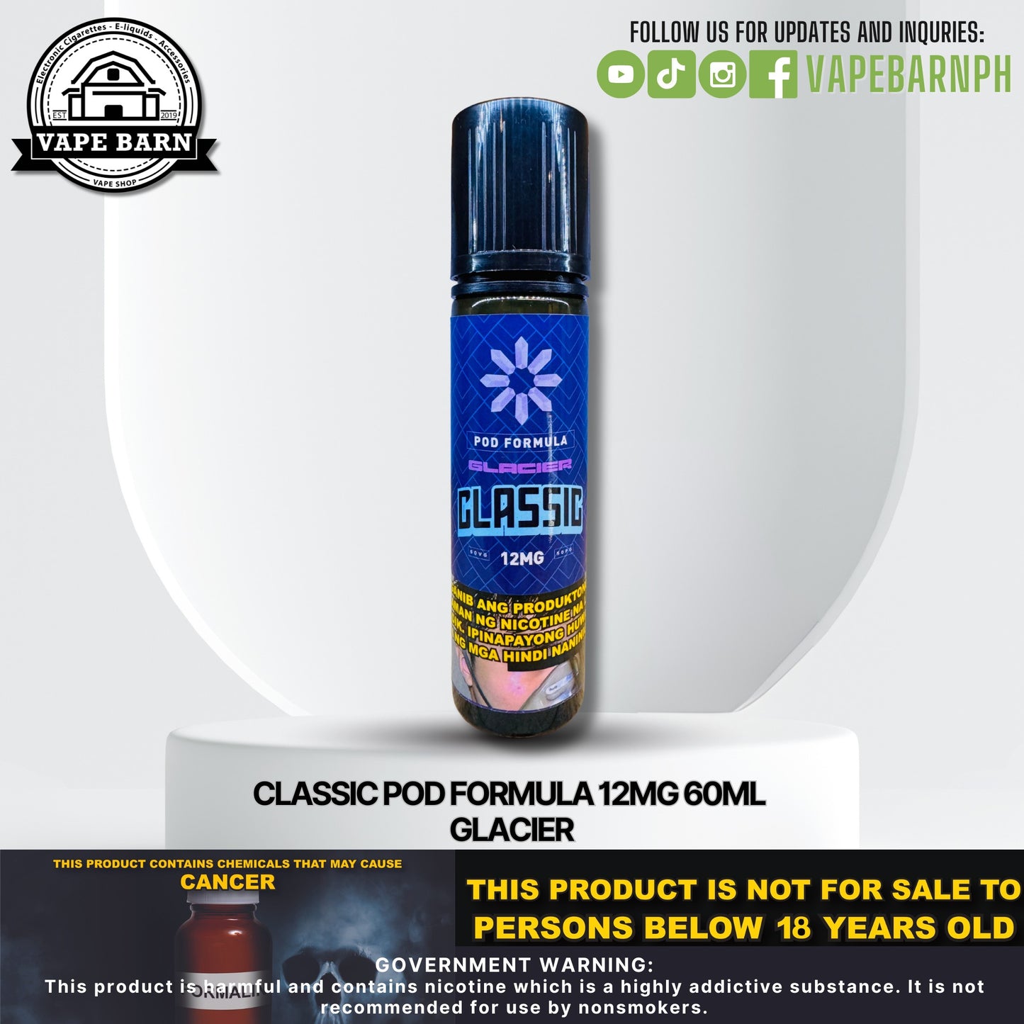 Classic Pod Formula 12mg 60ml