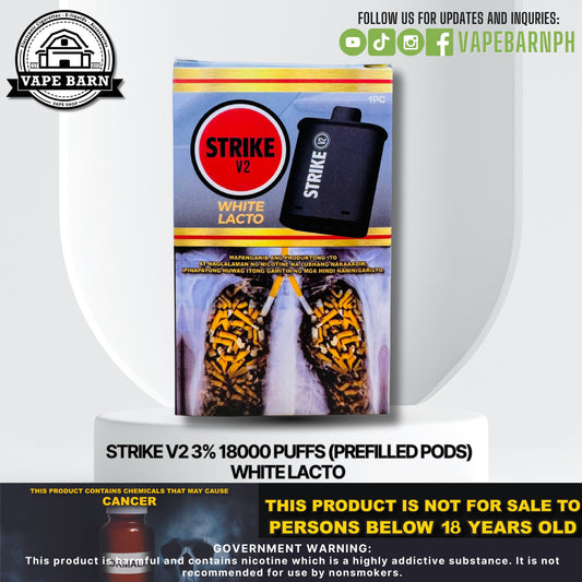 Strike V2 3% 18000 Puffs (Prefilled Pods)