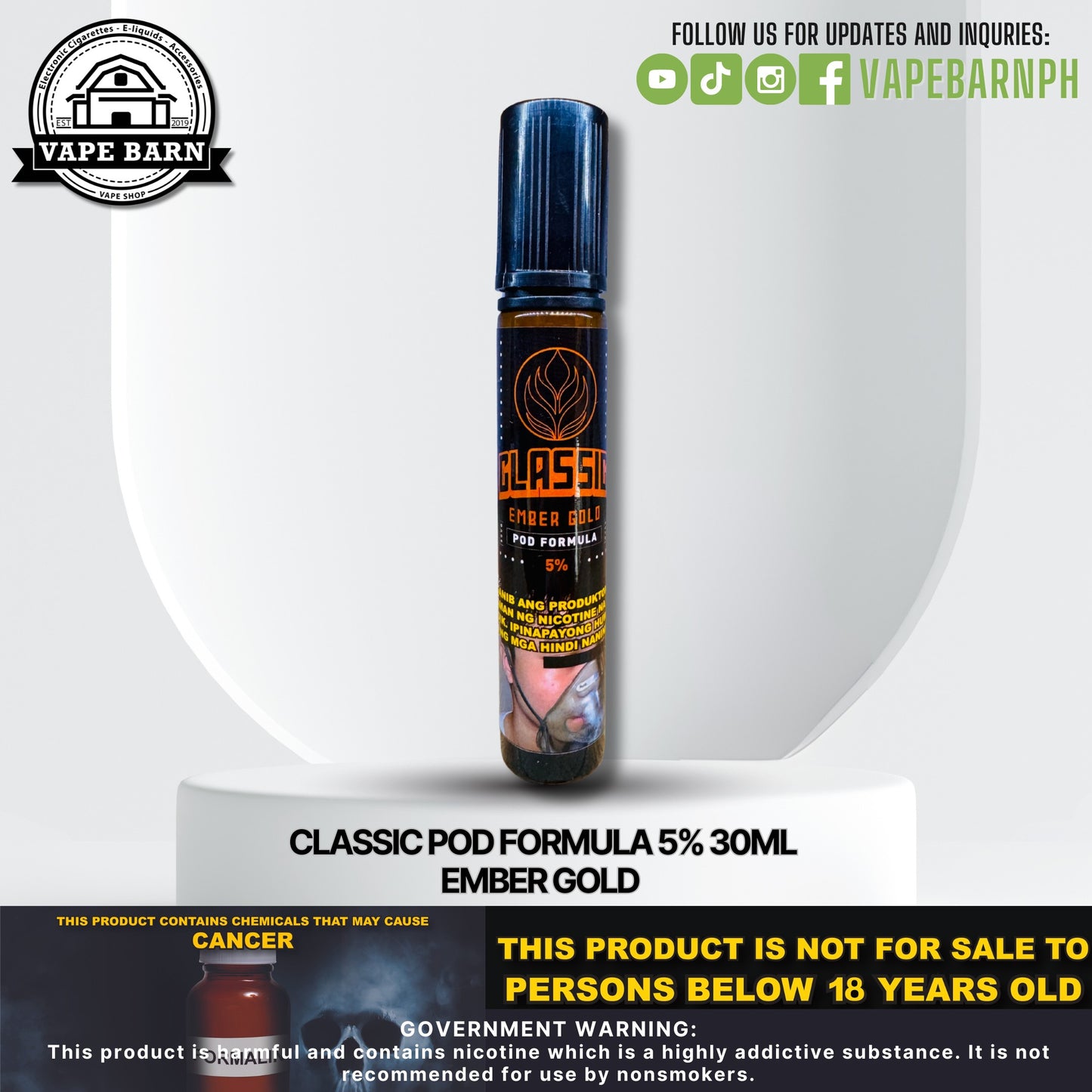 Classic Pod Formula 5% 30ml
