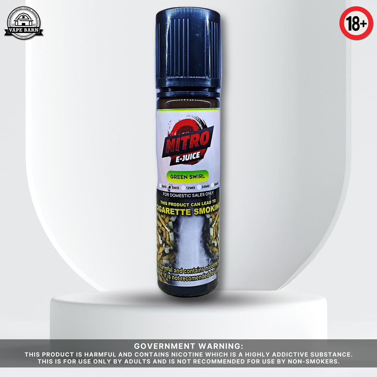 Nitro 6mg 60ml - Green Swirl