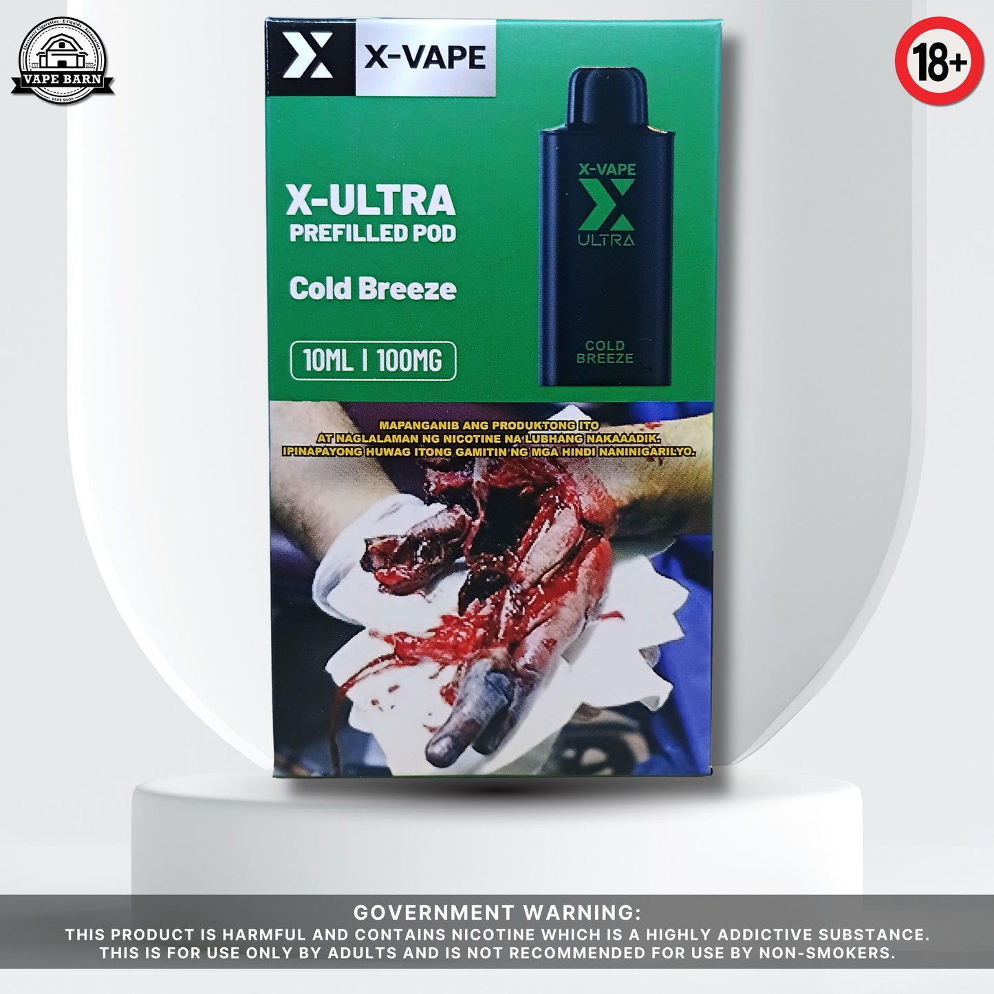 X-VAPE X-ULTRA (Prefilled Pod) 1%