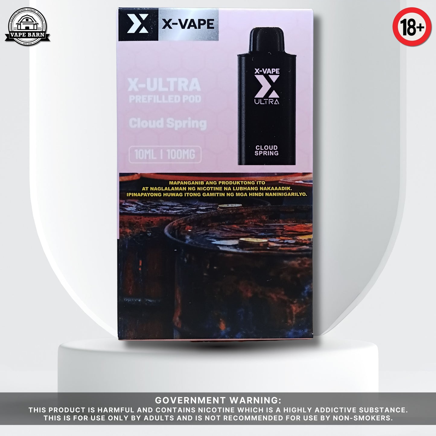 X-VAPE X-ULTRA (Prefilled Pod) 1%
