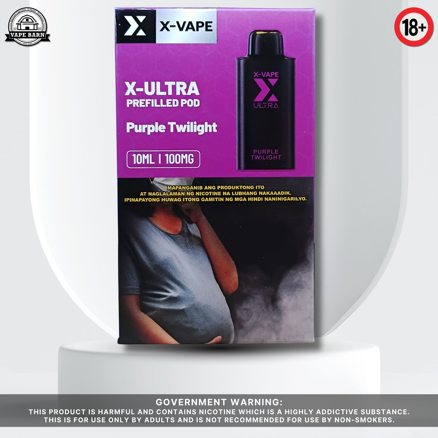 X-VAPE X-ULTRA (Prefilled Pod) 1%
