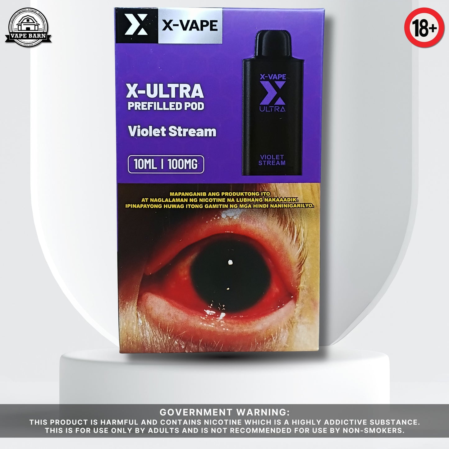 X-VAPE X-ULTRA (Prefilled Pod) 1%