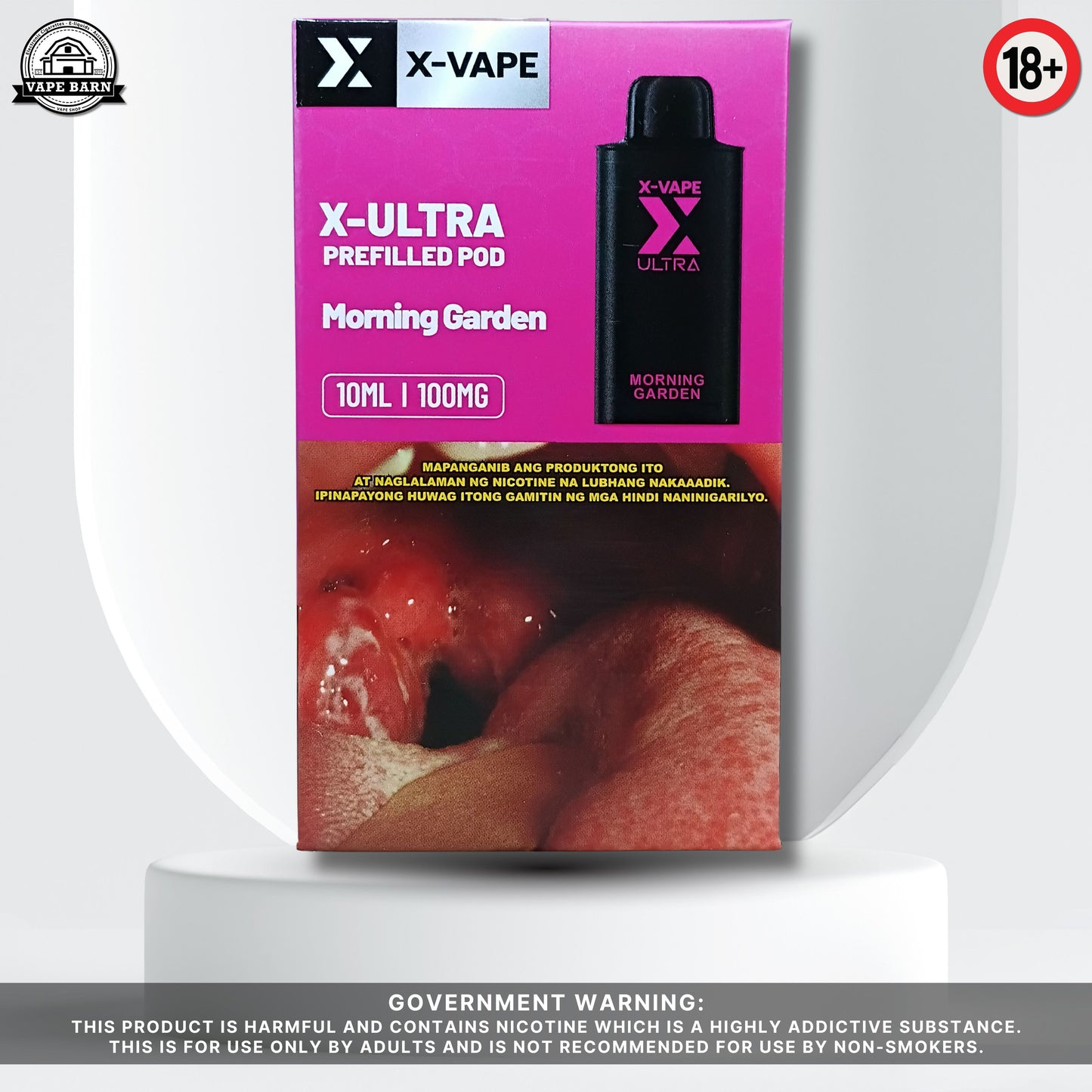 X-VAPE X-ULTRA (Prefilled Pod) 1%