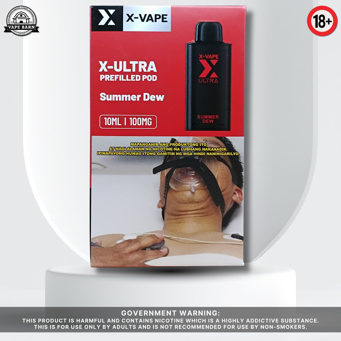 X-VAPE X-ULTRA (Prefilled Pod) 1%