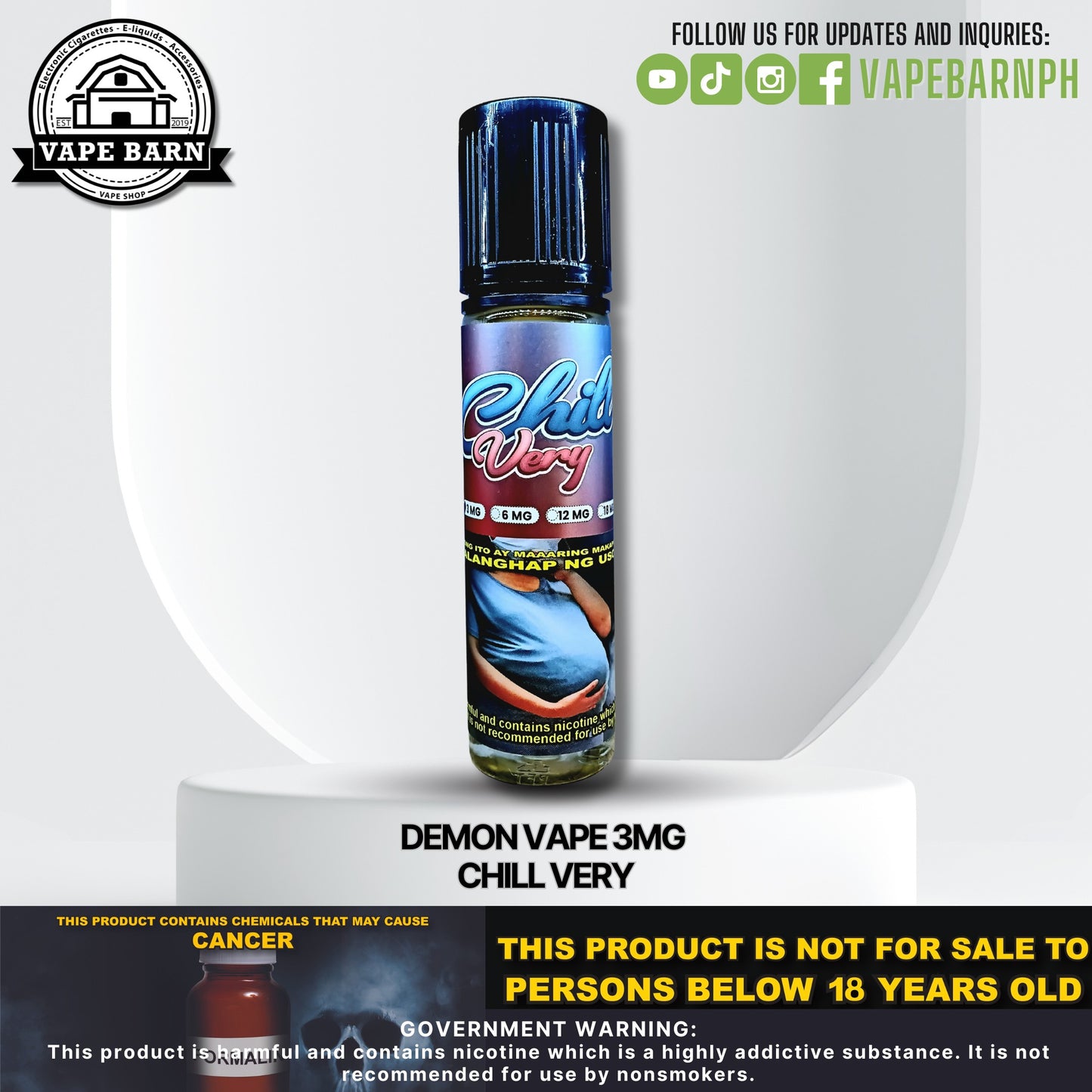Demon Vape 3mg 60ml