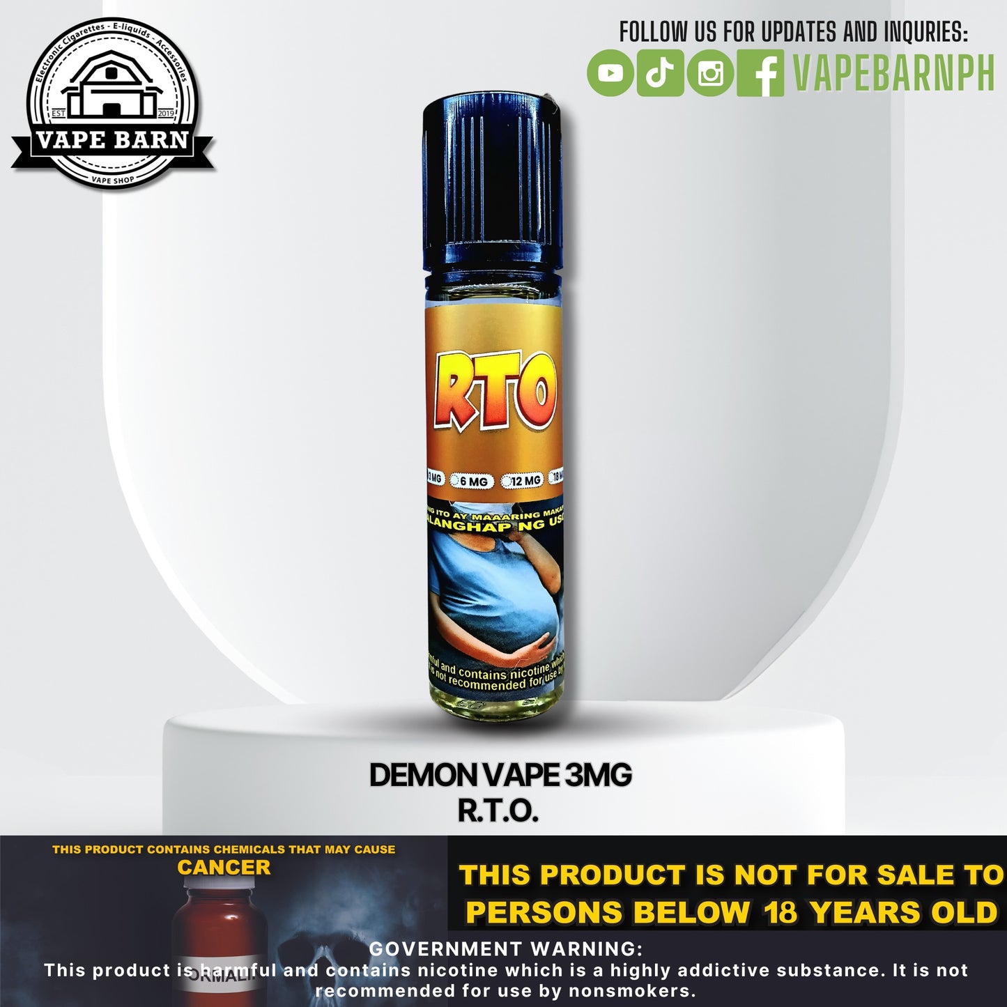 Demon Vape 3mg 60ml