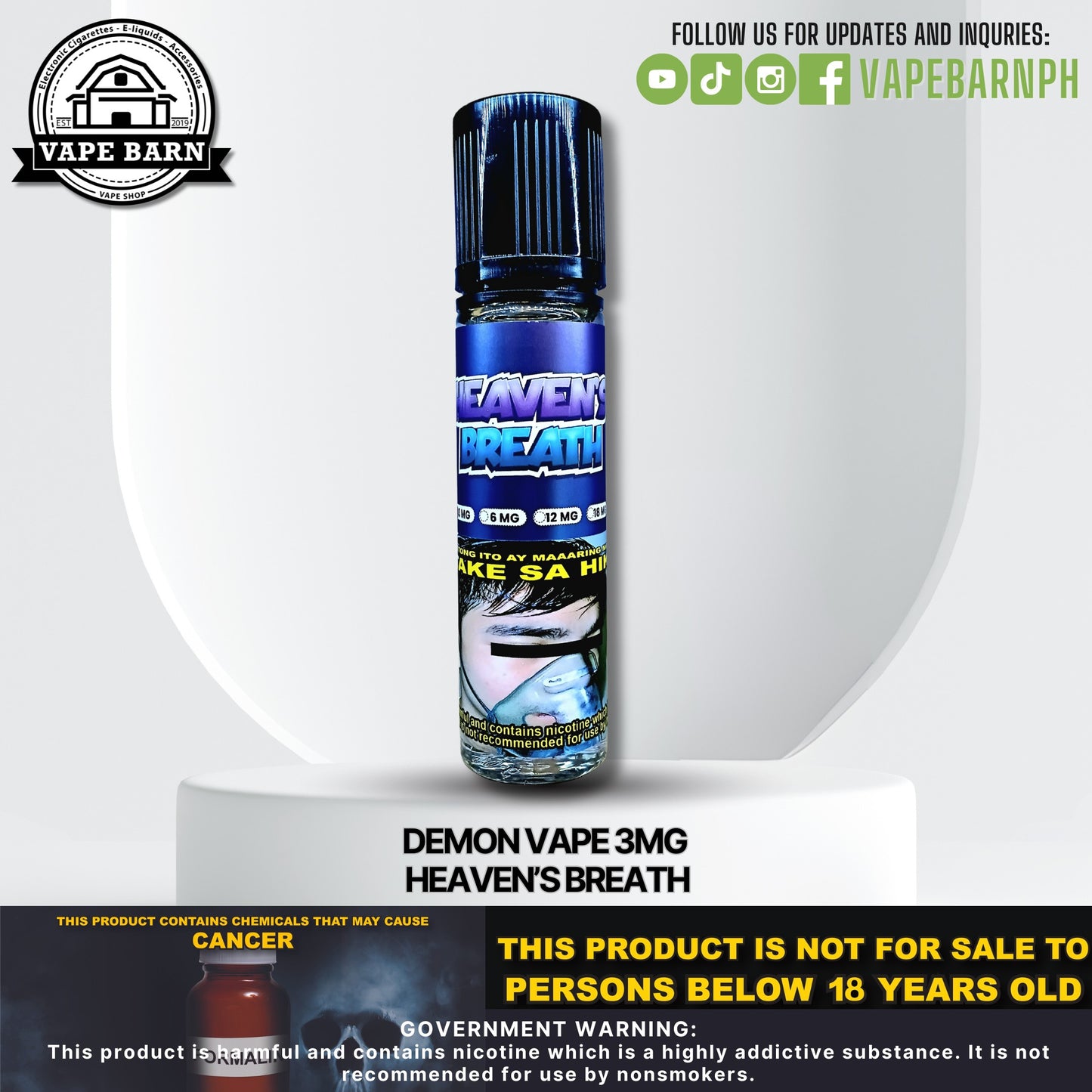Demon Vape 3mg 60ml