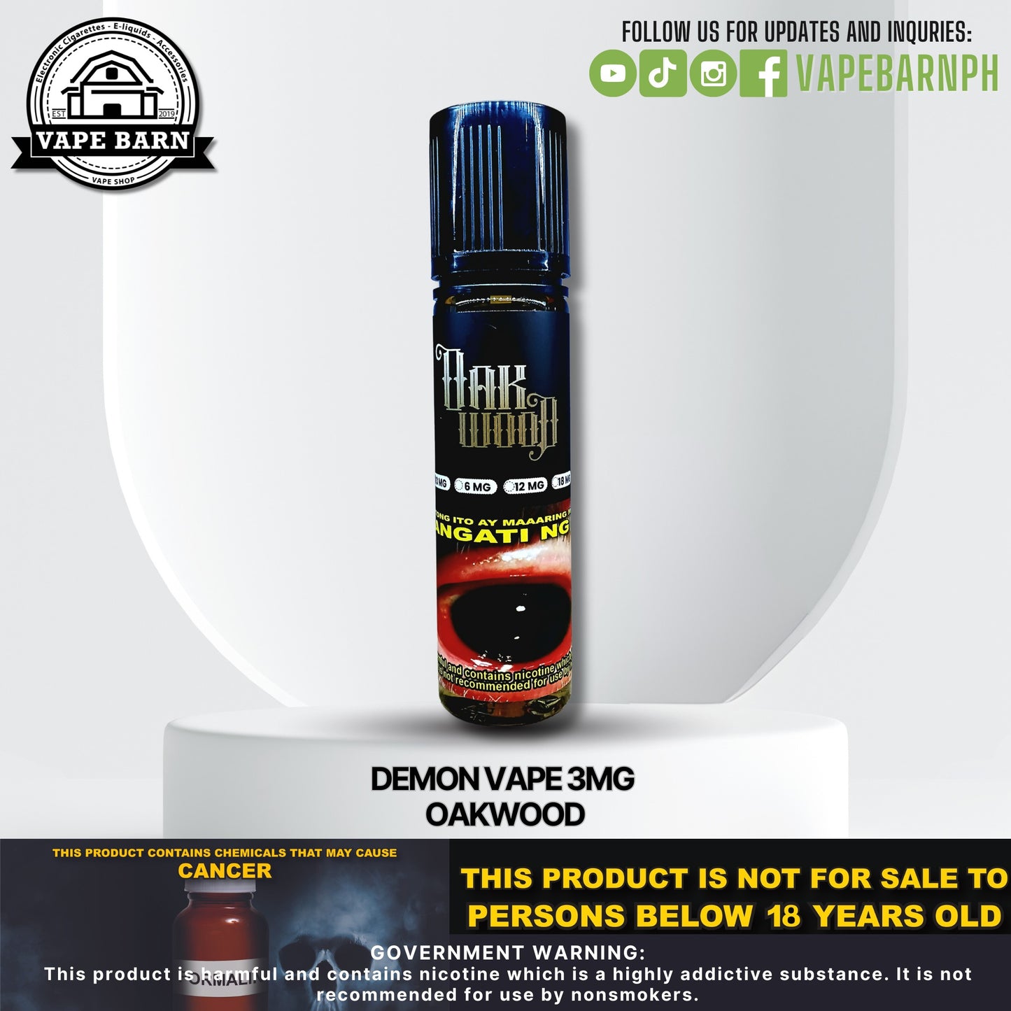 Demon Vape 3mg 60ml