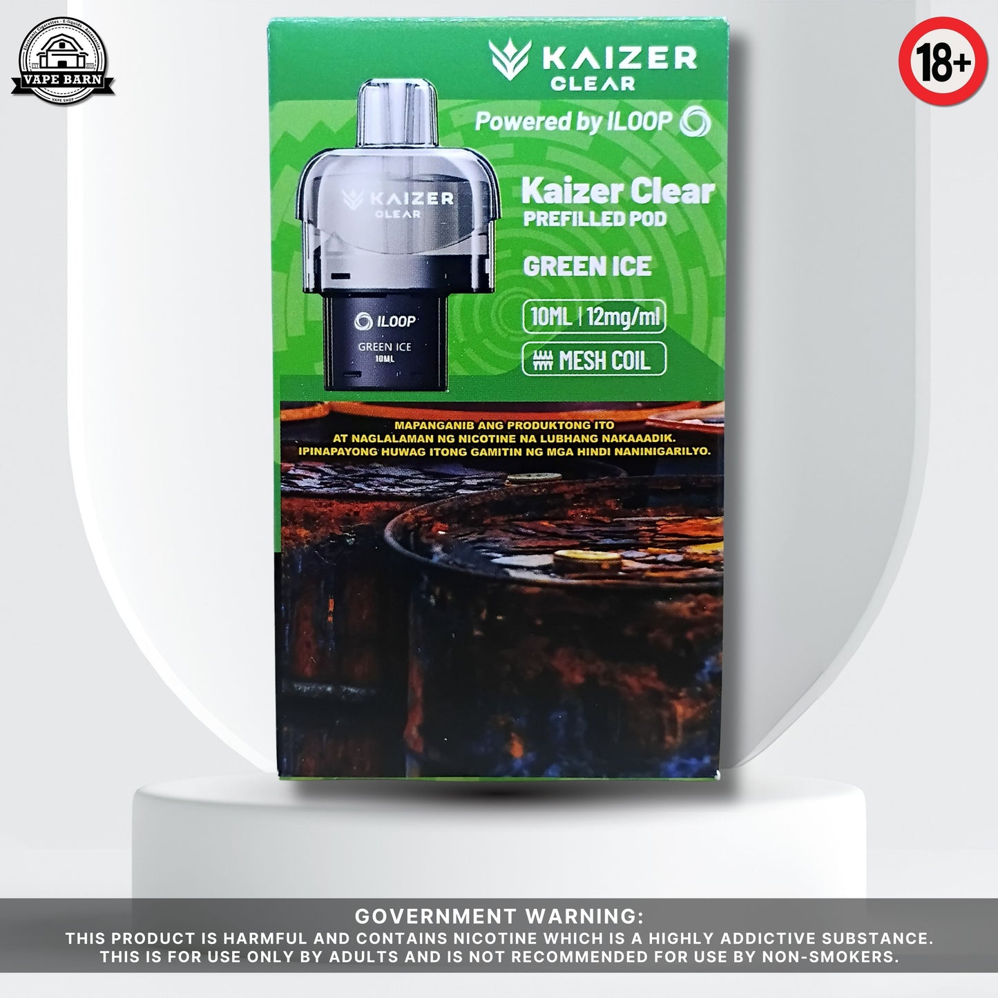 KAIZER Clear (Prefilled Pod) 1.2%