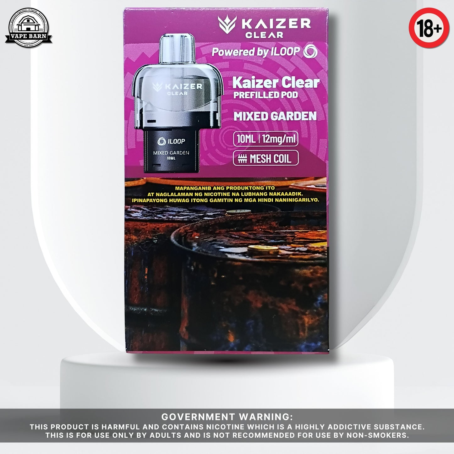 KAIZER Clear (Prefilled Pod) 1.2%