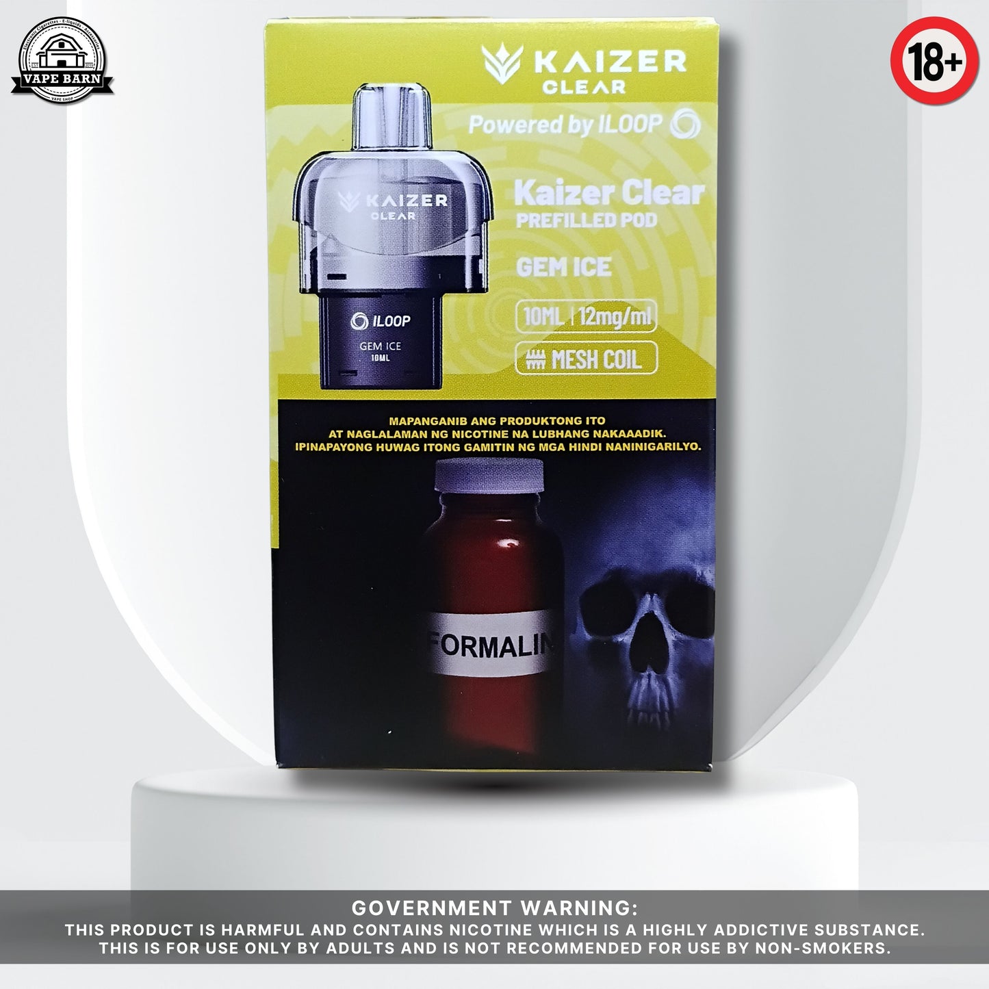 KAIZER Clear (Prefilled Pod) 1.2%
