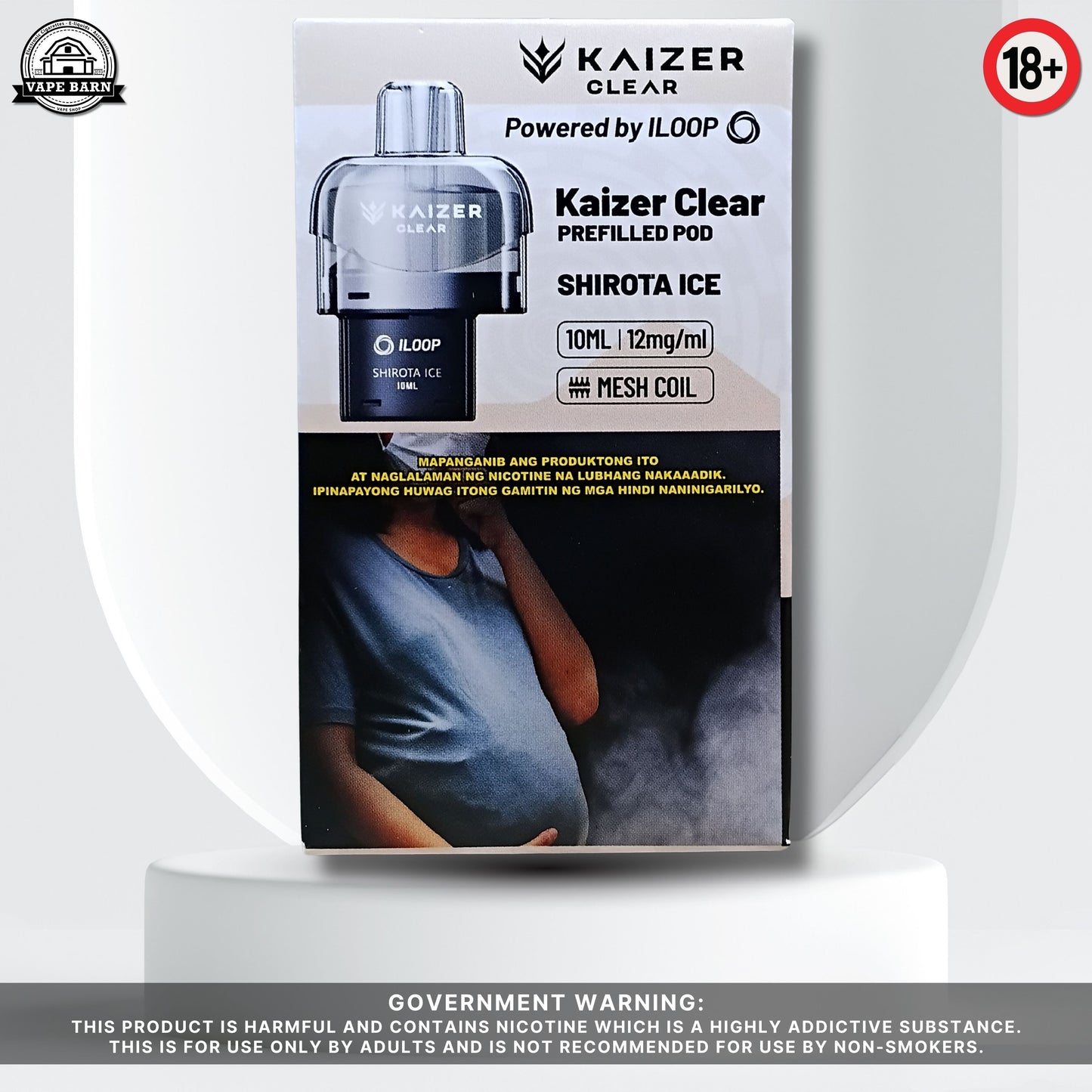 KAIZER Clear (Prefilled Pod) 1.2%
