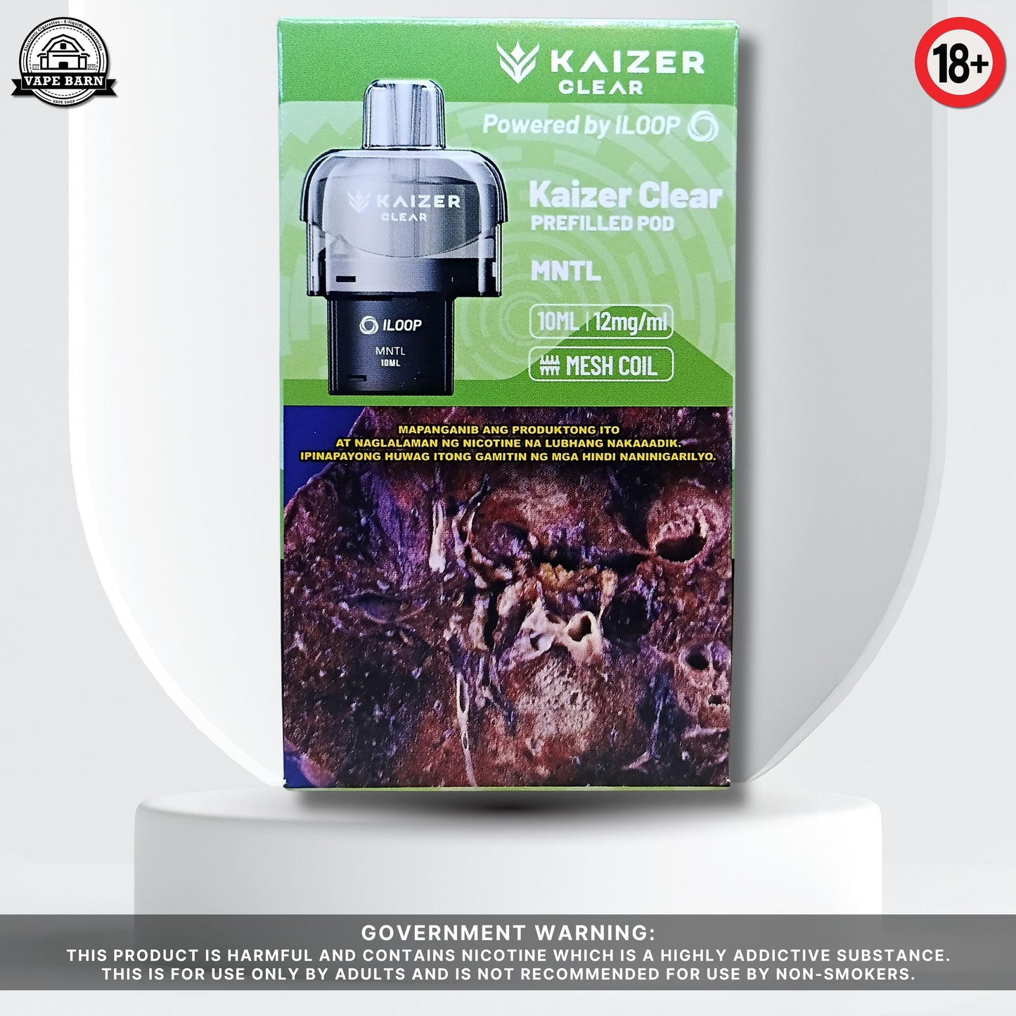 KAIZER Clear (Prefilled Pod) 1.2%
