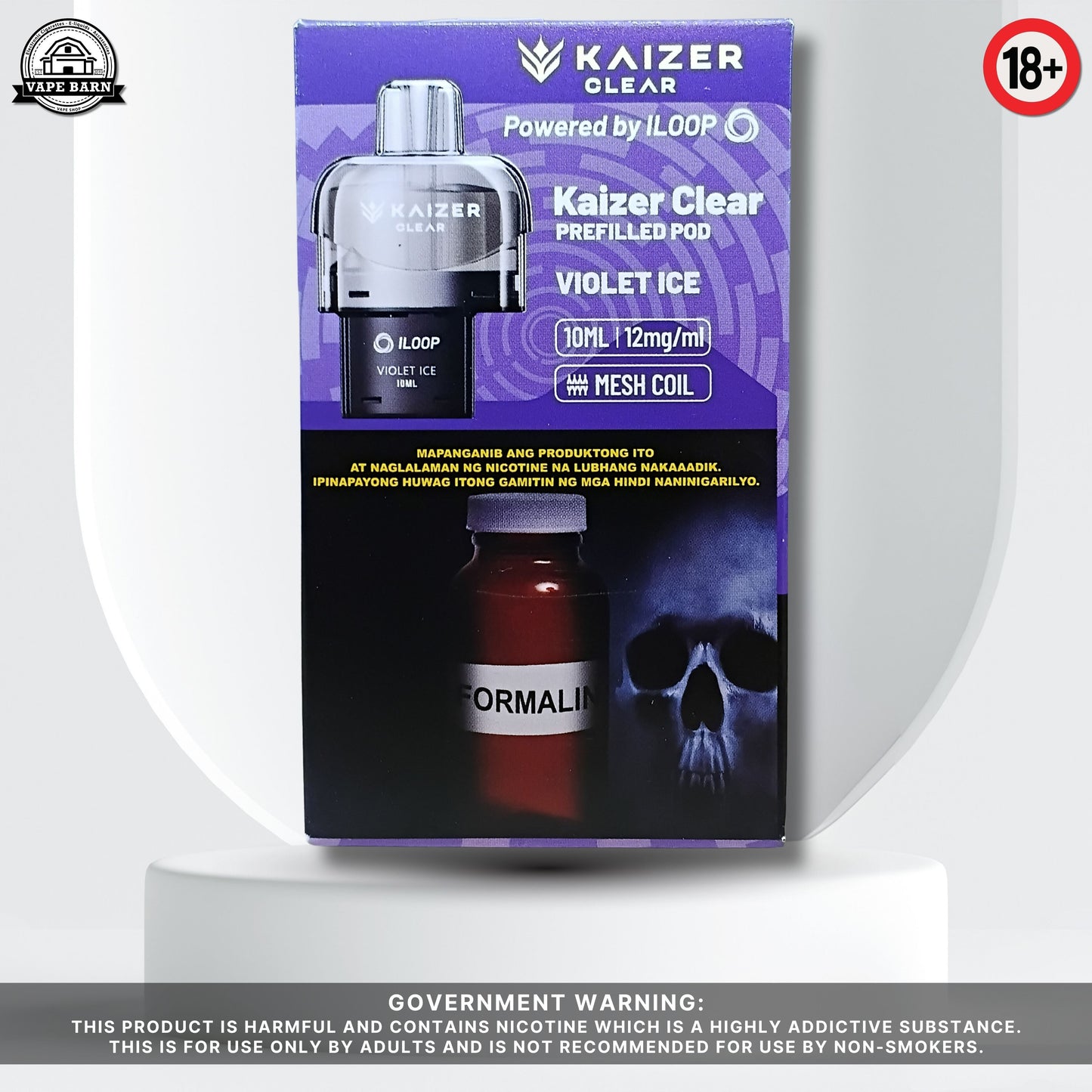KAIZER Clear (Prefilled Pod) 1.2%