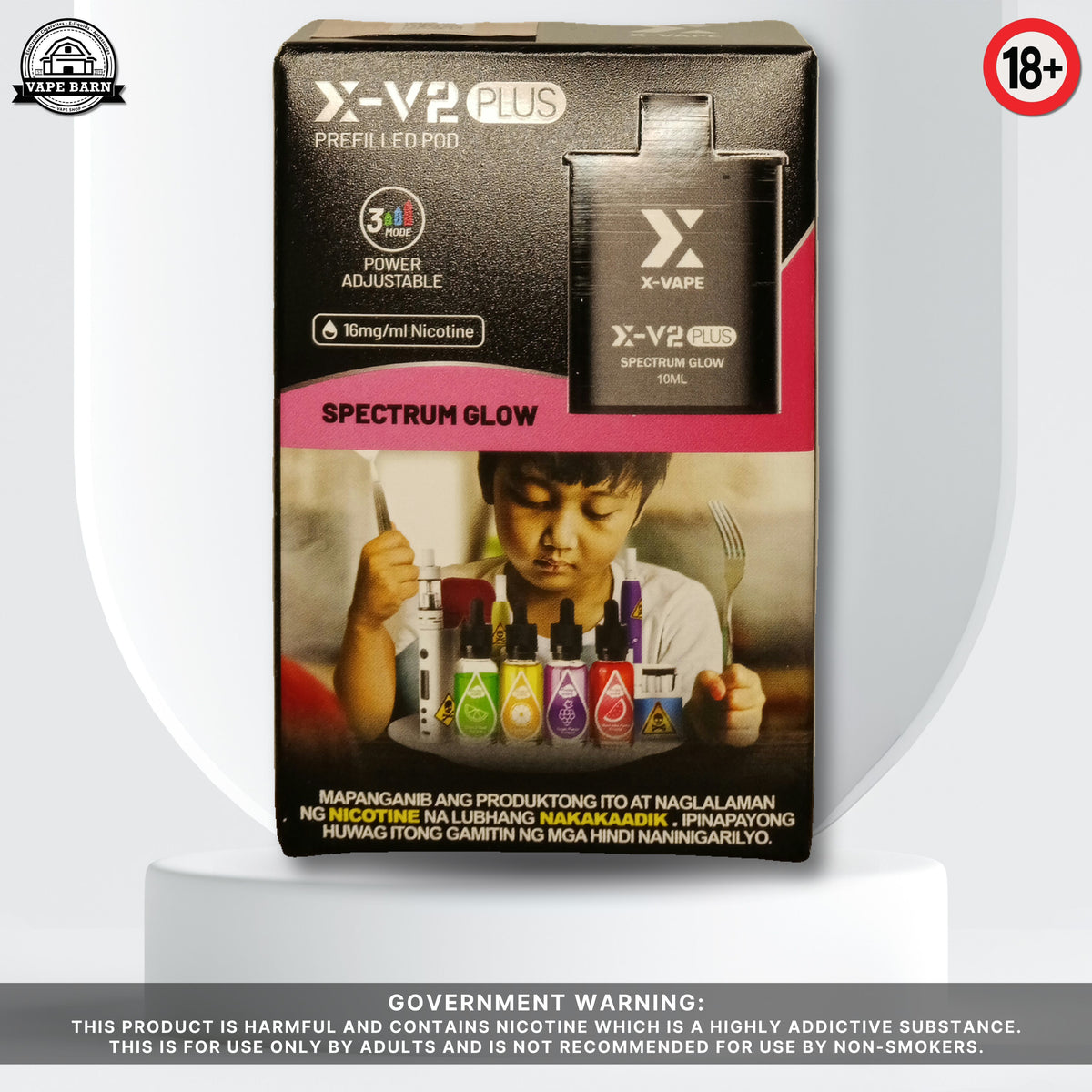 X-V2 Plus (Prefilled Pod) 1.6% - Spectrum Glow