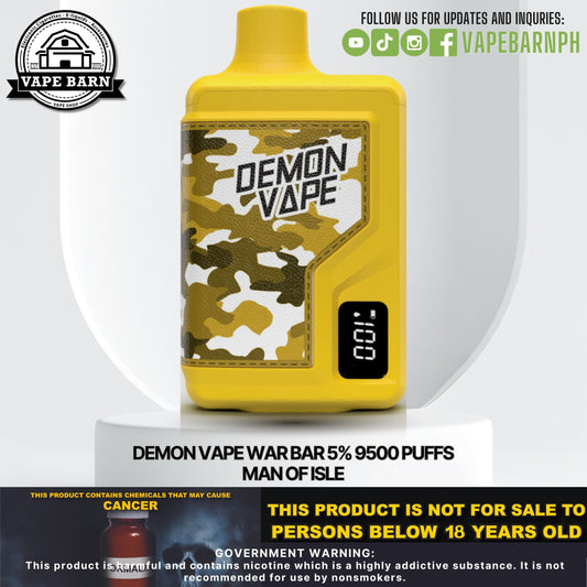 CS: Demon Vape War Bar 5% 9500 Puffs