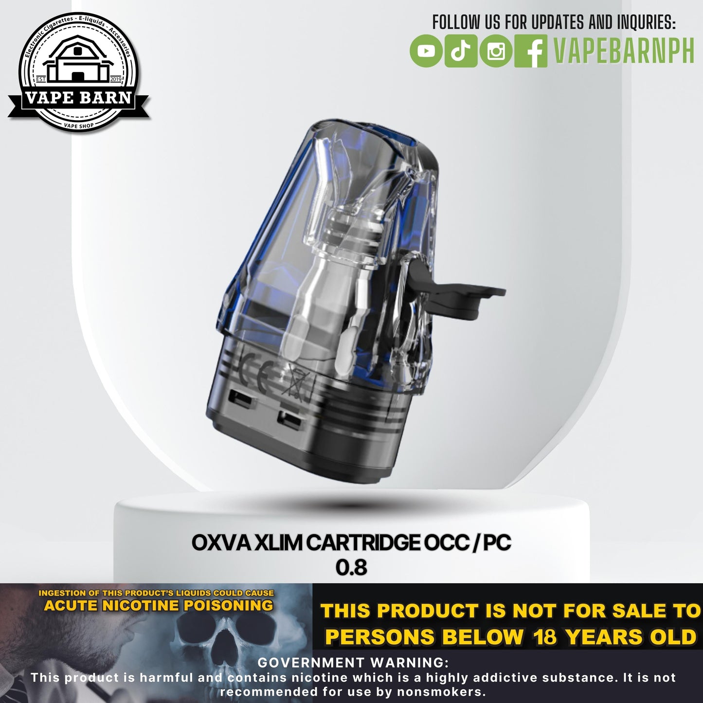 Oxva Xlim Cartridge Occ / pc