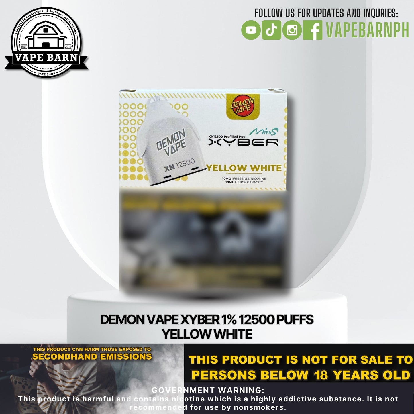 CS: Demon Vape Xyber 1% 12500 Puffs