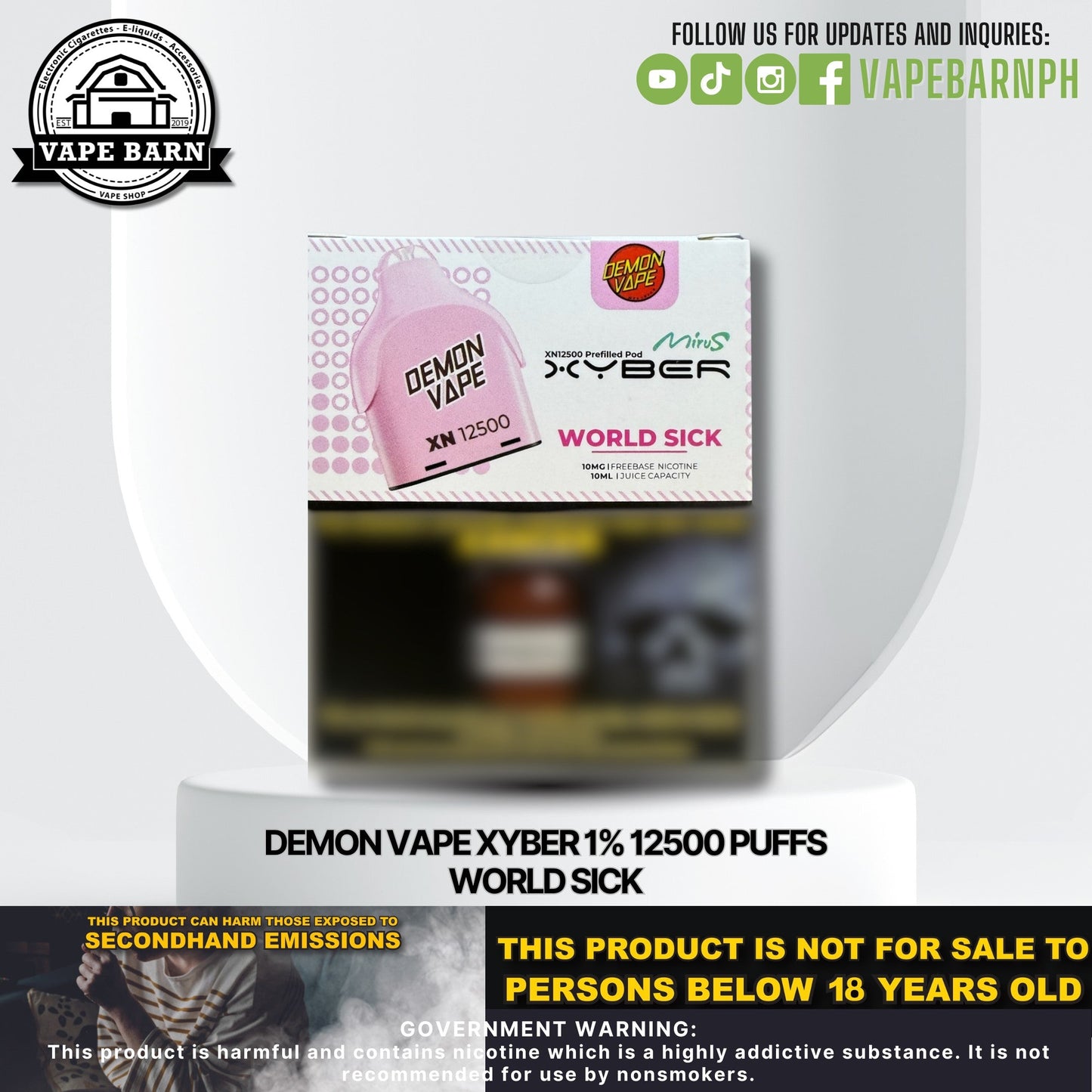 CS: Demon Vape Xyber 1% 12500 Puffs