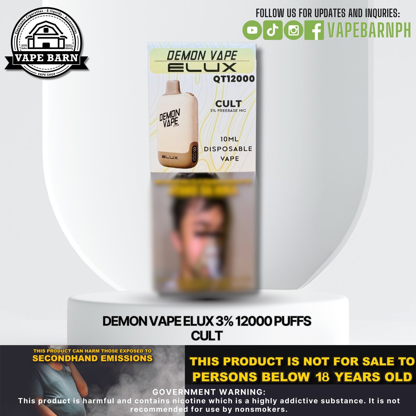 CS: Demon Vape Elux 3% 12000 Puffs