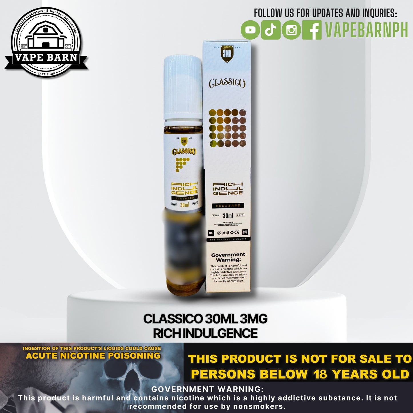 Classico 30ml 3mg