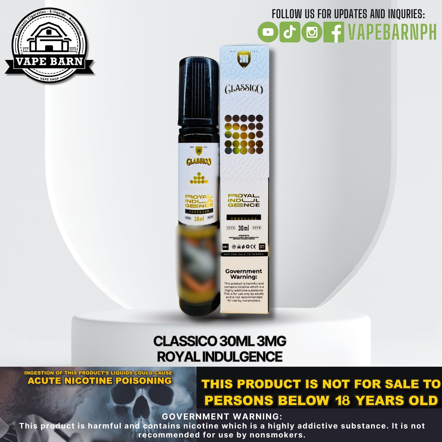 Classico 30ml 3mg