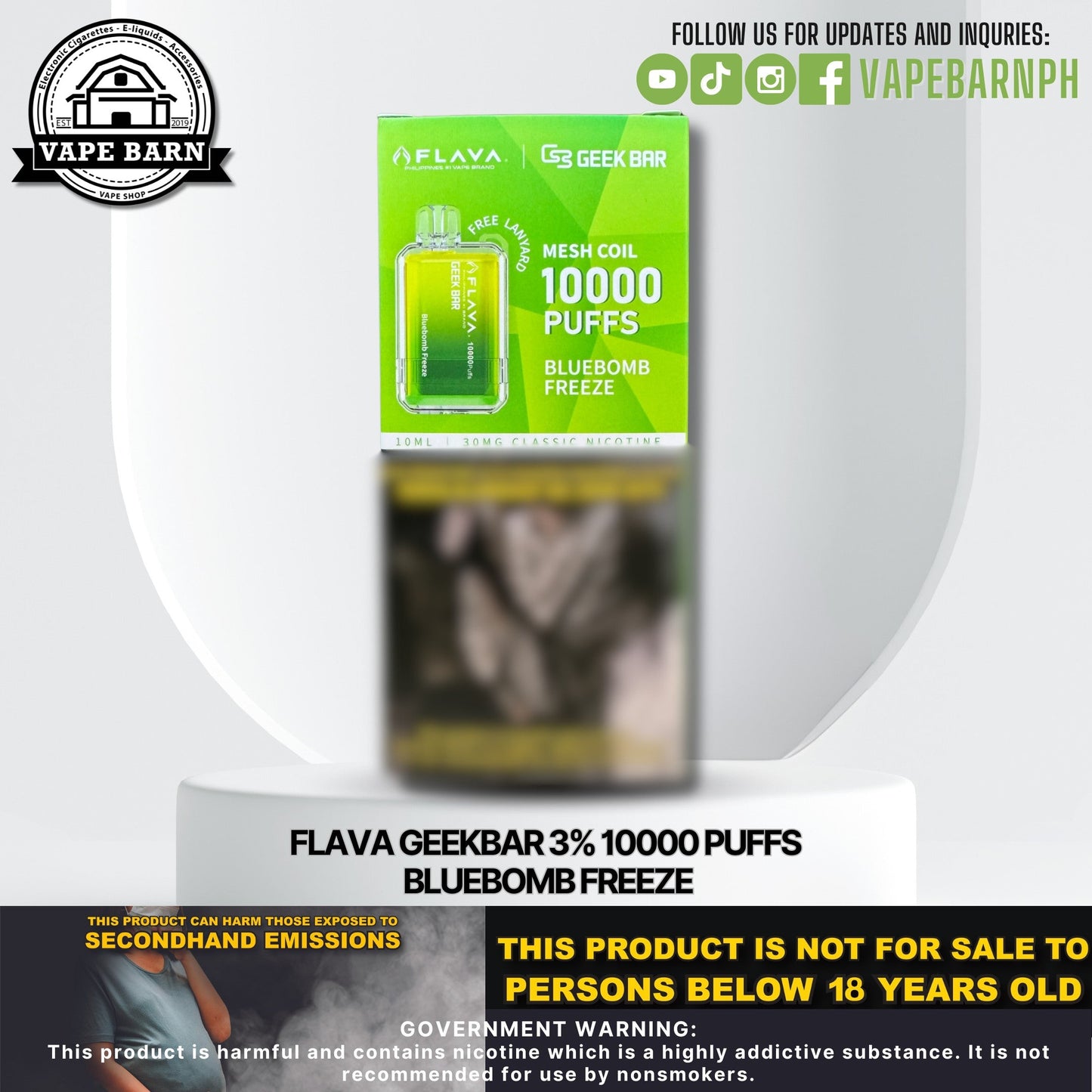 CS: Flava Geekbar 3% 10000 Puffs