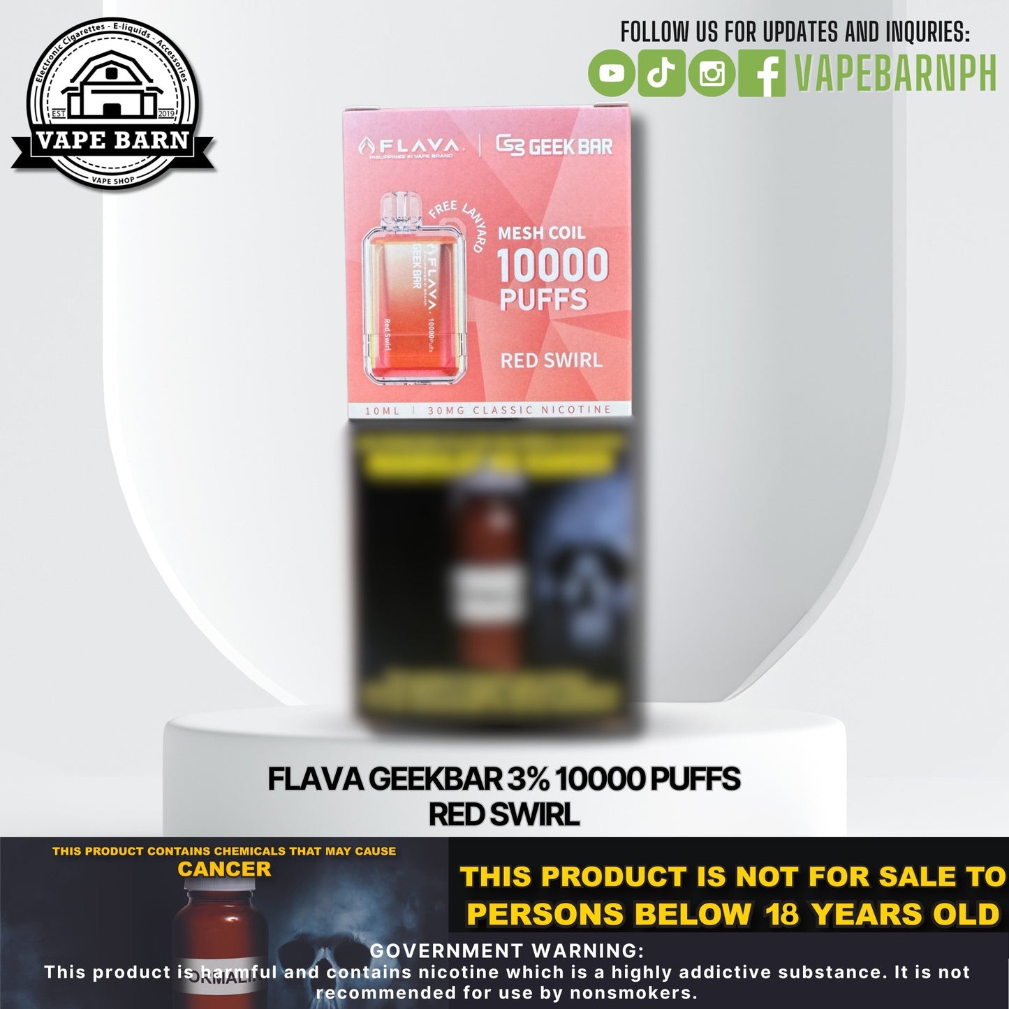 CS: Flava Geekbar 3% 10000 Puffs