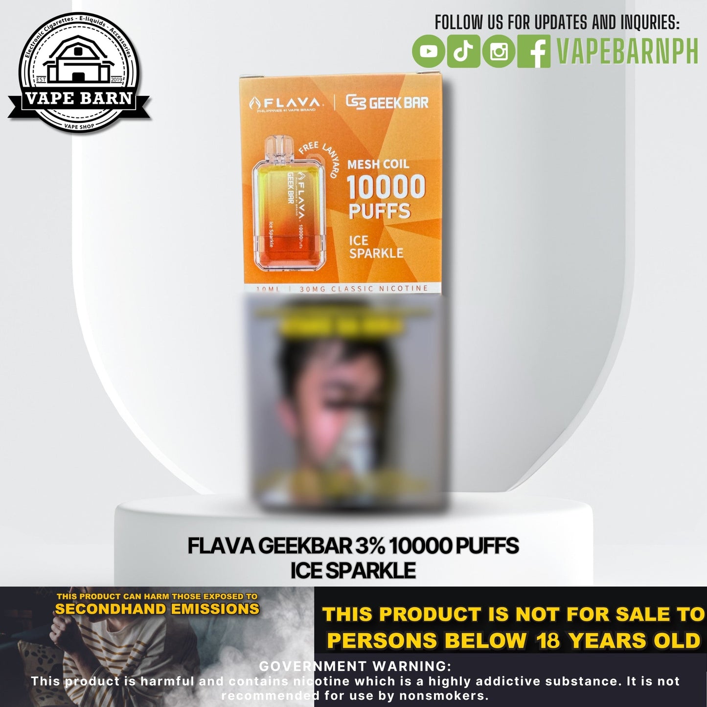 CS: Flava Geekbar 3% 10000 Puffs