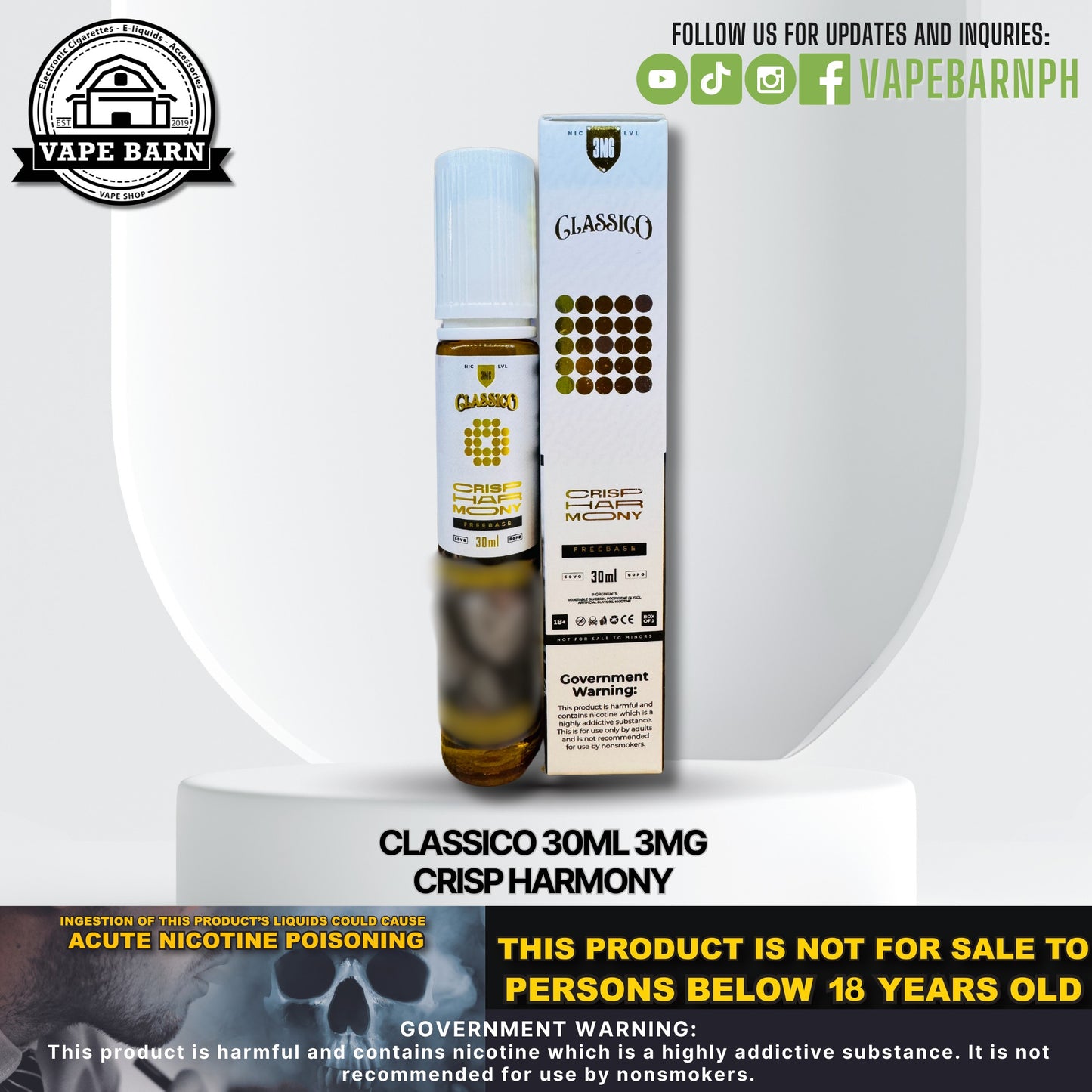 Classico 30ml 3mg