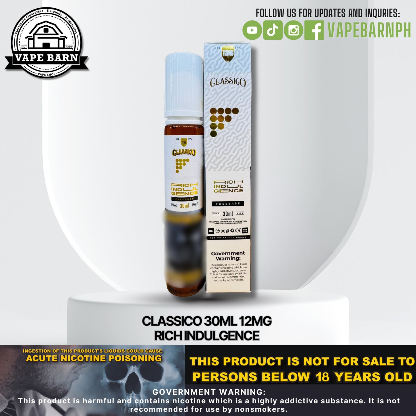 Classico 30ml 12mg