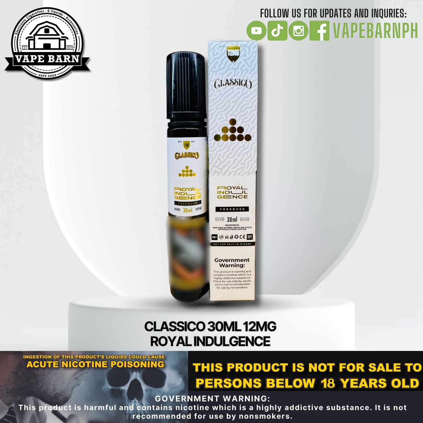 Classico 30ml 12mg