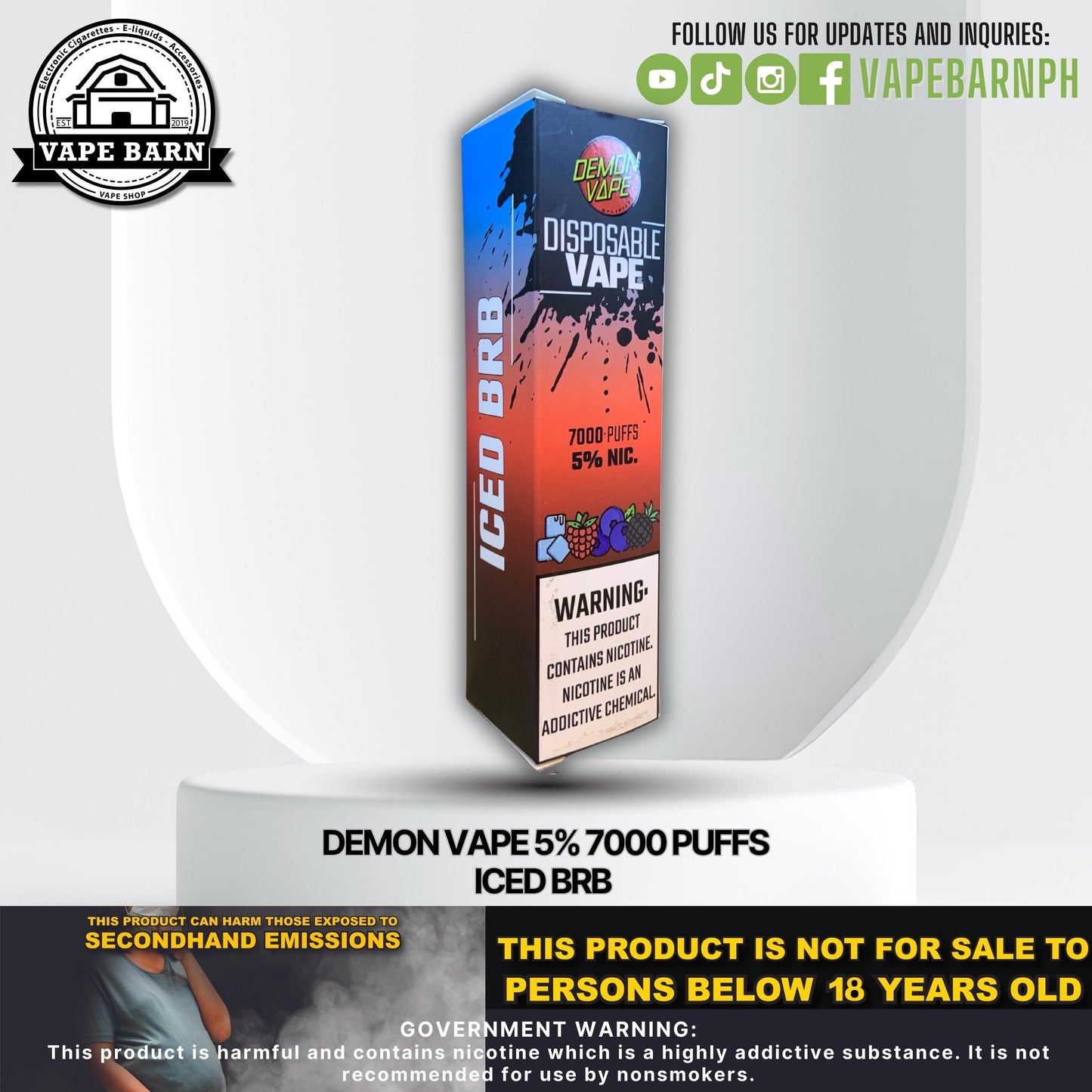 CS: Demon Vape 5% 7000 Puffs