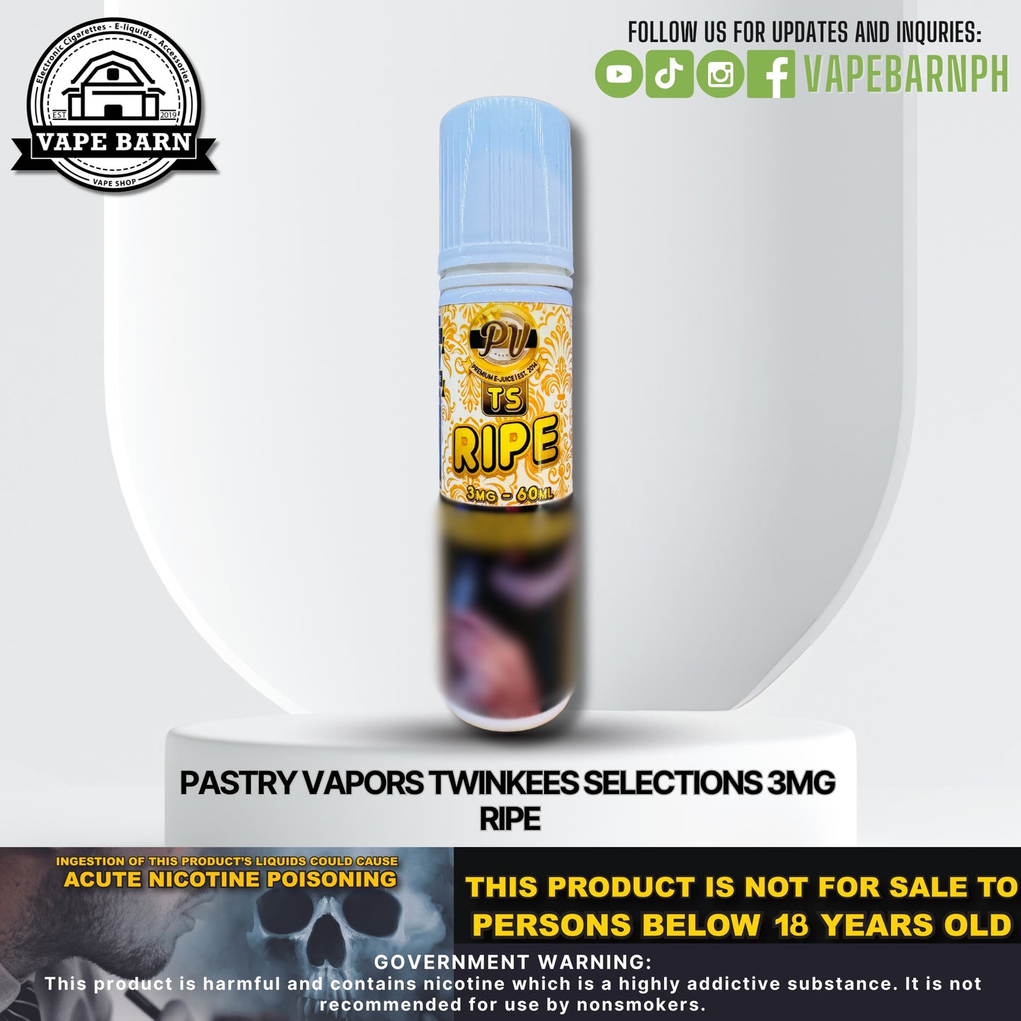 Pastry Vapors Twinkees Selections 3MG