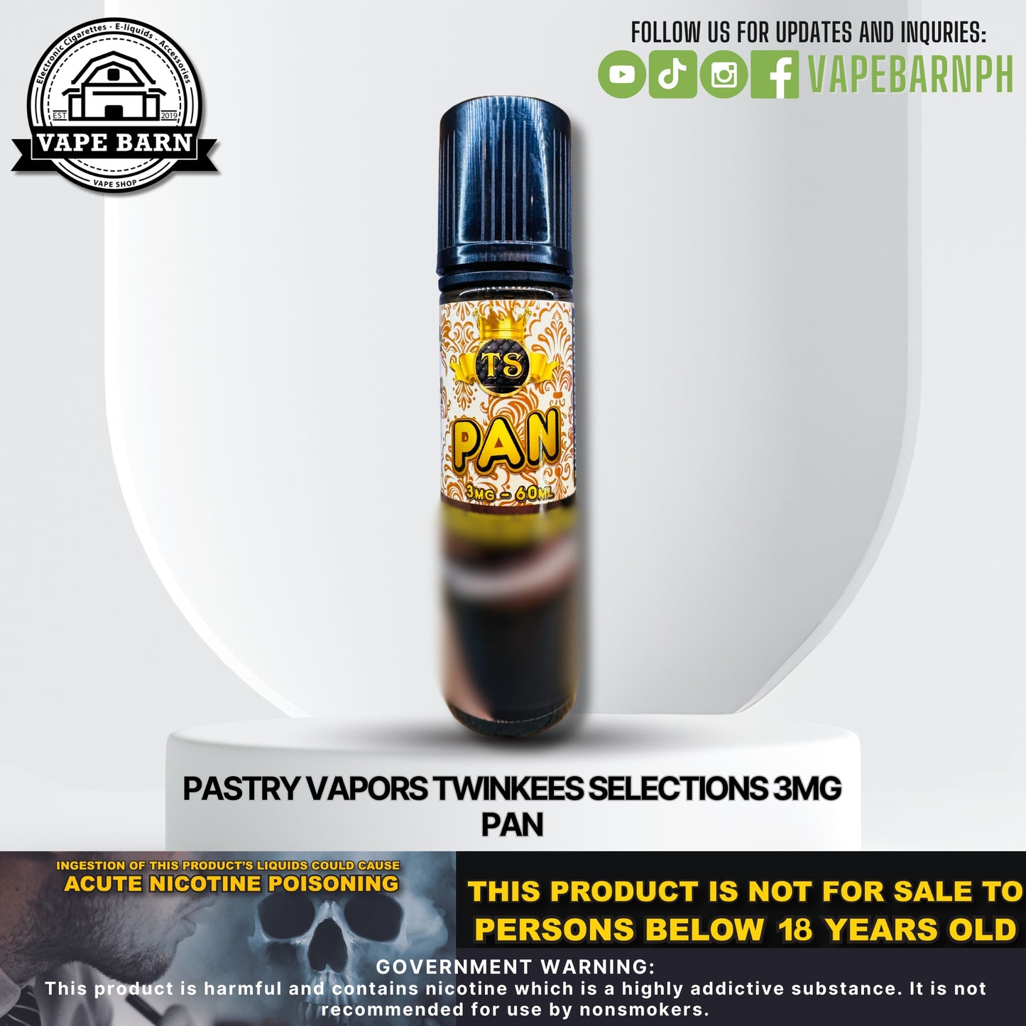 Pastry Vapors Twinkees Selections 3MG