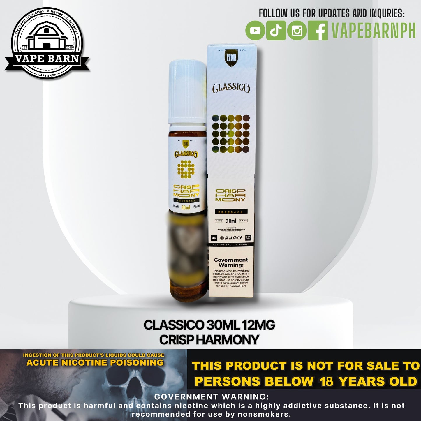 Classico 30ml 12mg