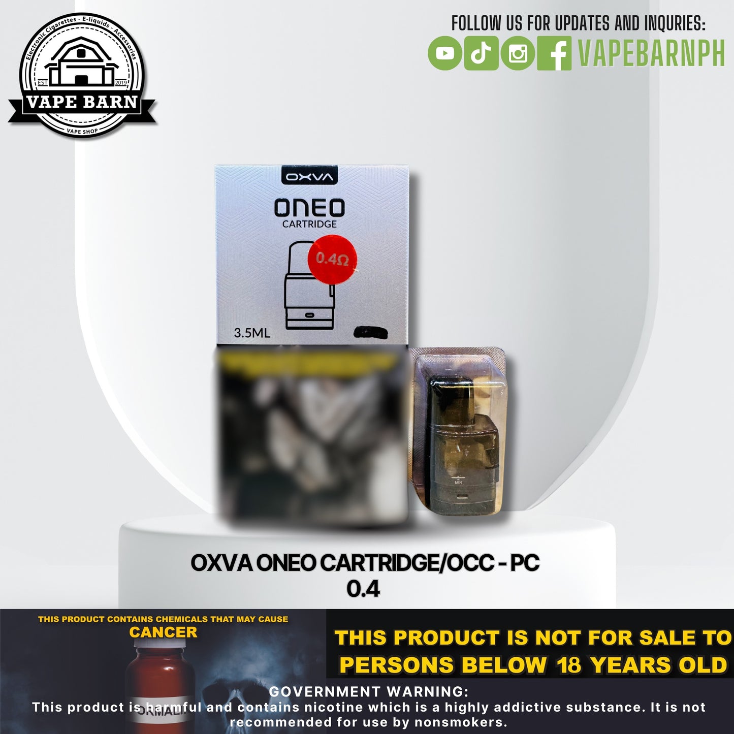 OXVA Oneo Cartridge/OCC - pc