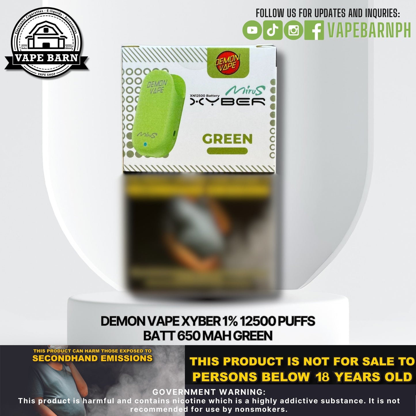 CS: Demon Vape Xyber 1% 12500 Puffs