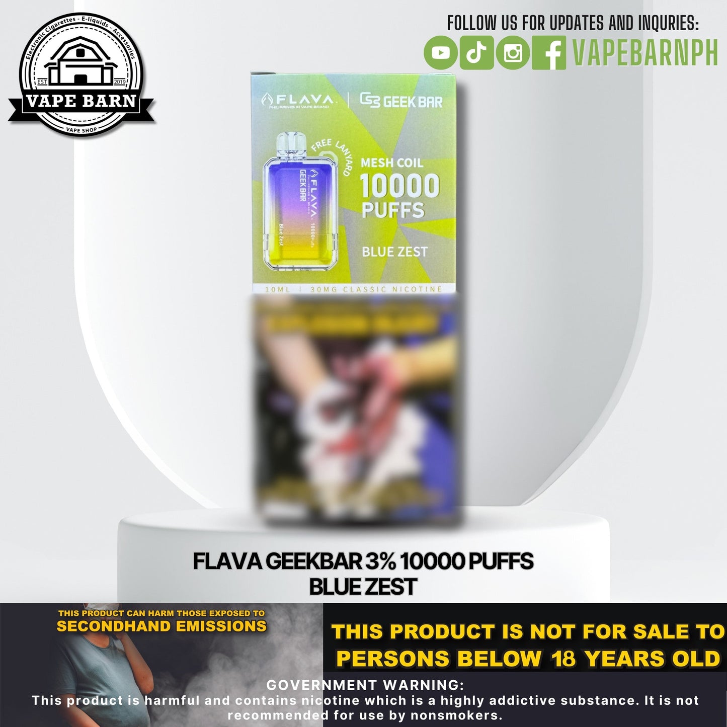 CS: Flava Geekbar 3% 10000 Puffs