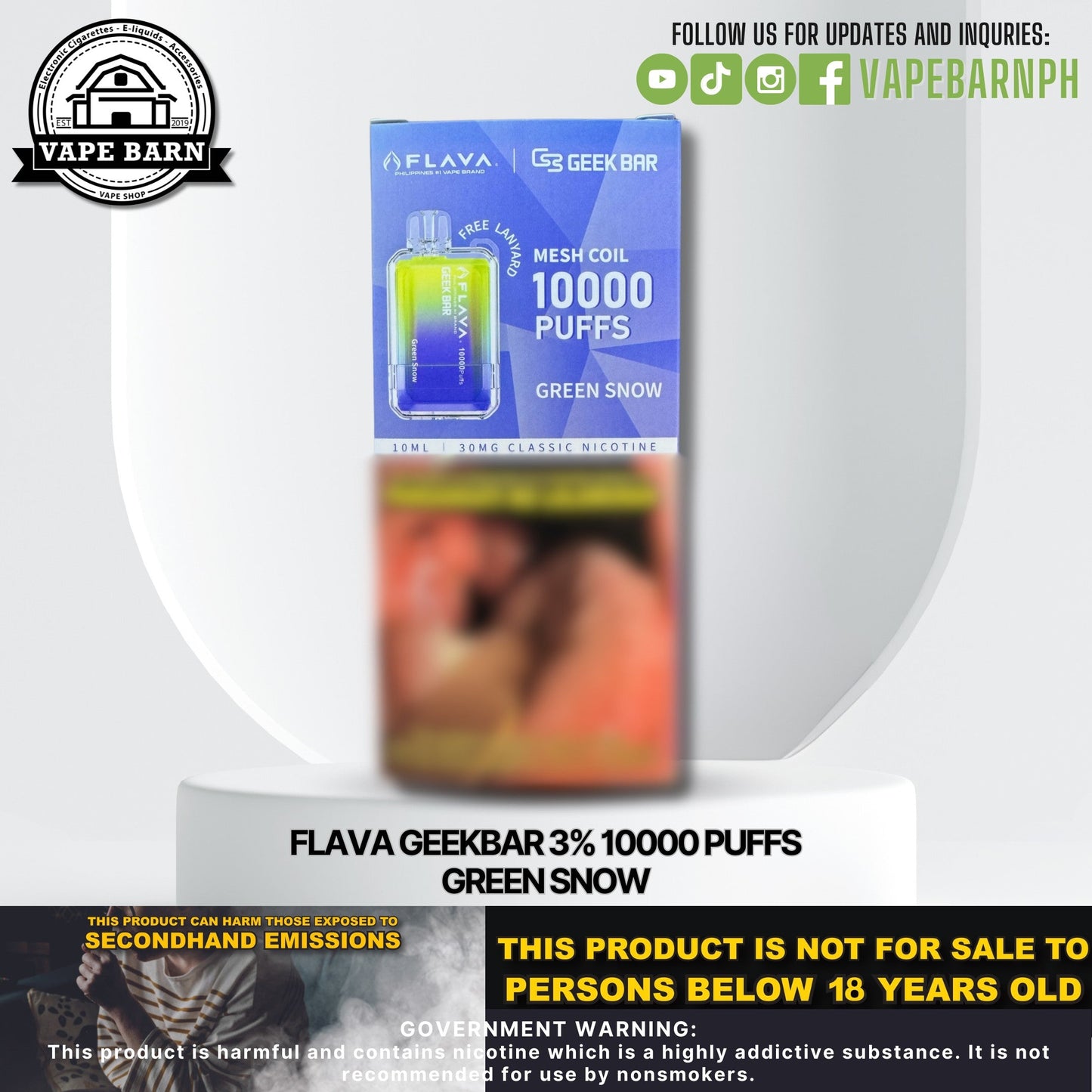 CS: Flava Geekbar 3% 10000 Puffs