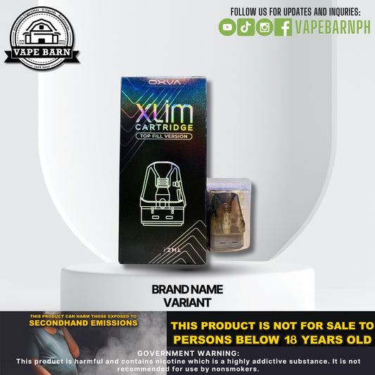 Oxva Xlim Cartridge Occ (3 Pcs or 1 Pack) 0.6