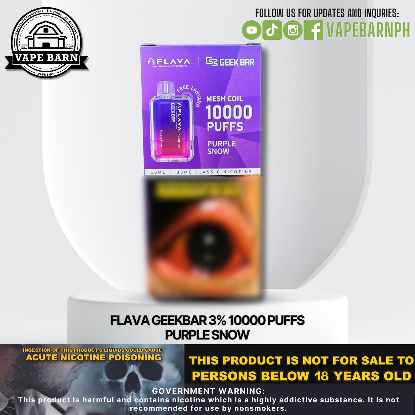 CS: Flava Geekbar 3% 10000 Puffs