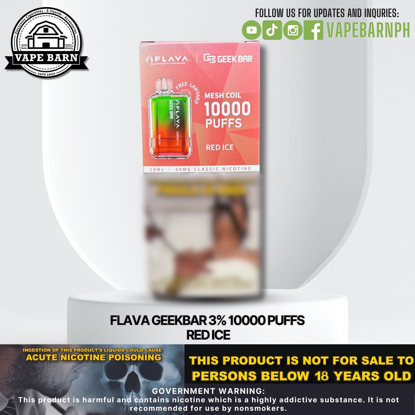 CS: Flava Geekbar 3% 10000 Puffs